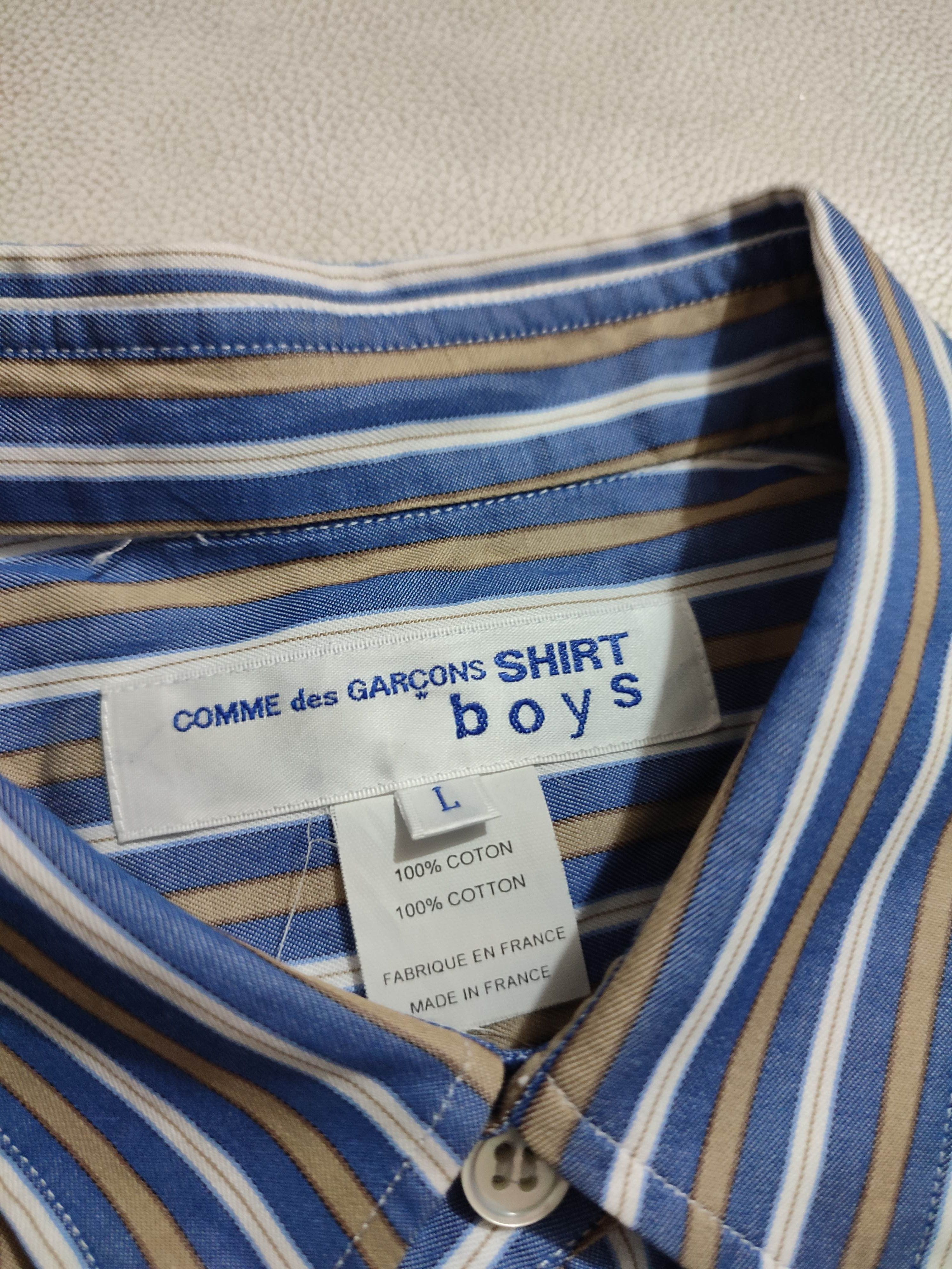 Comme des Garcons Comme Des Garcons Boys iconic Stripes Shirt Size US M / EU 48-50 / 2 - 2 Thumbnail
