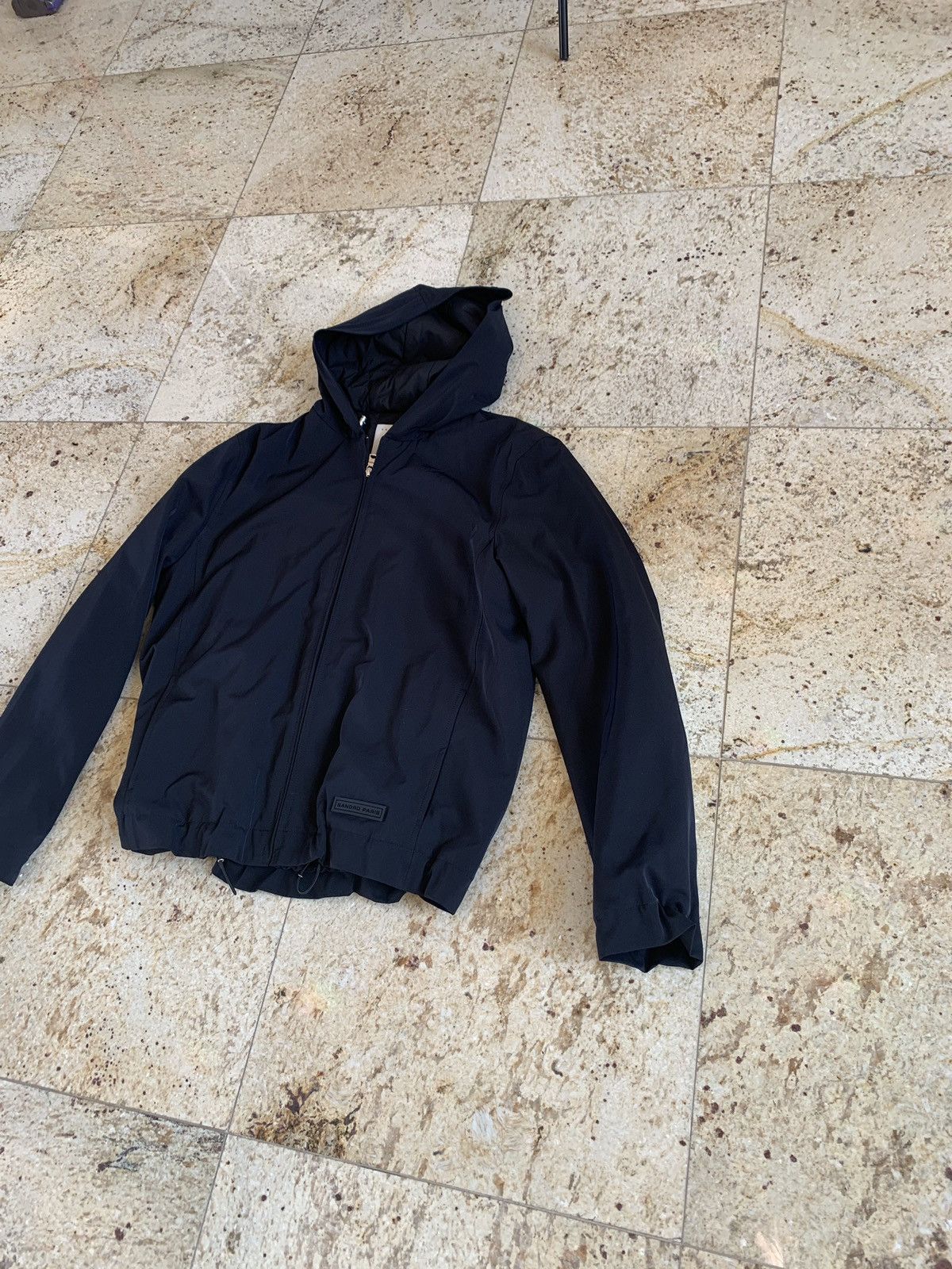 Sandro Padded Orion Jacket in Marine Size US XL / EU 56 / 4 - 8 Thumbnail
