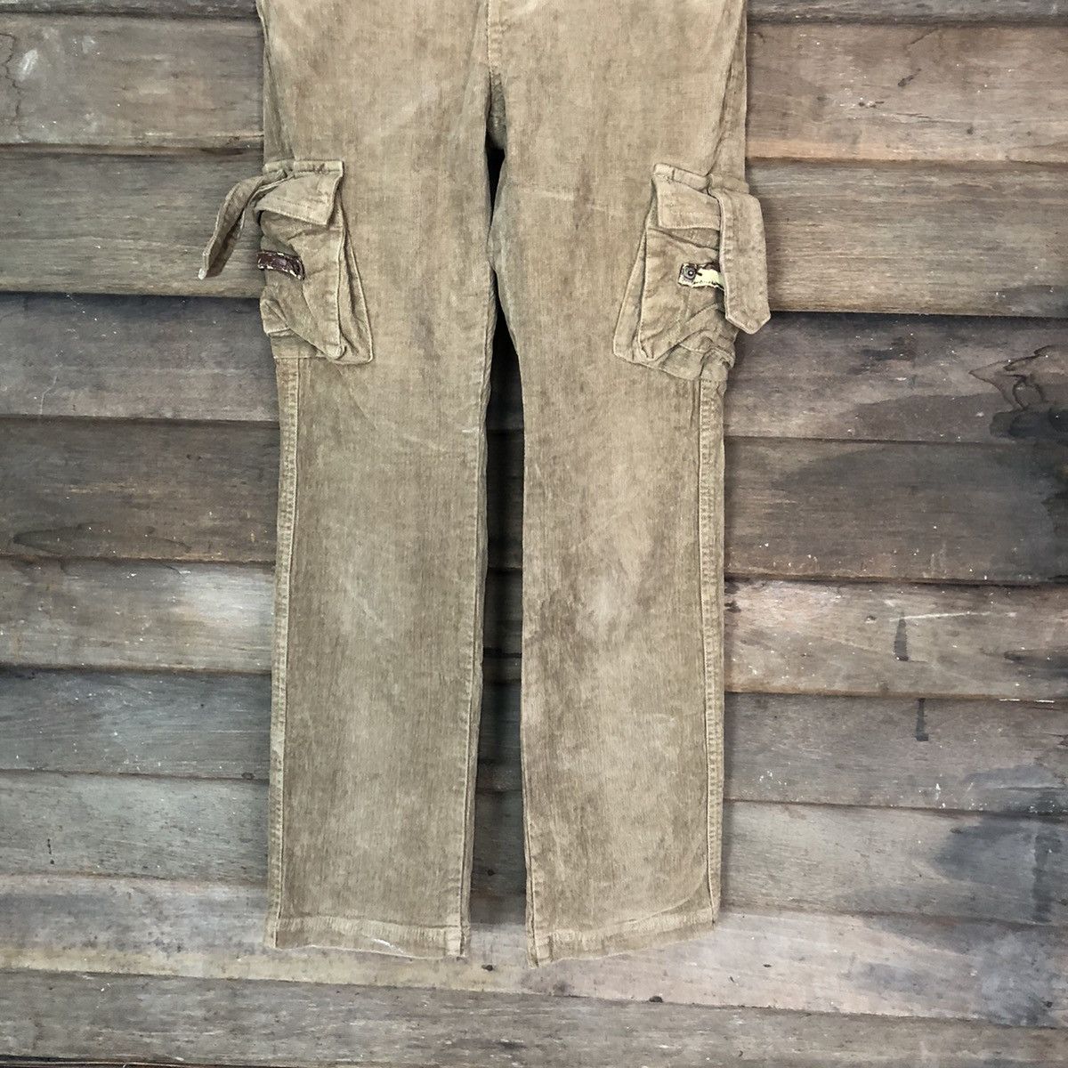 Grailed DL On Sa Off Brown corduroy utility Cargo Pants #7081 Size 26" / US 2 / IT 38 - 3 Thumbnail