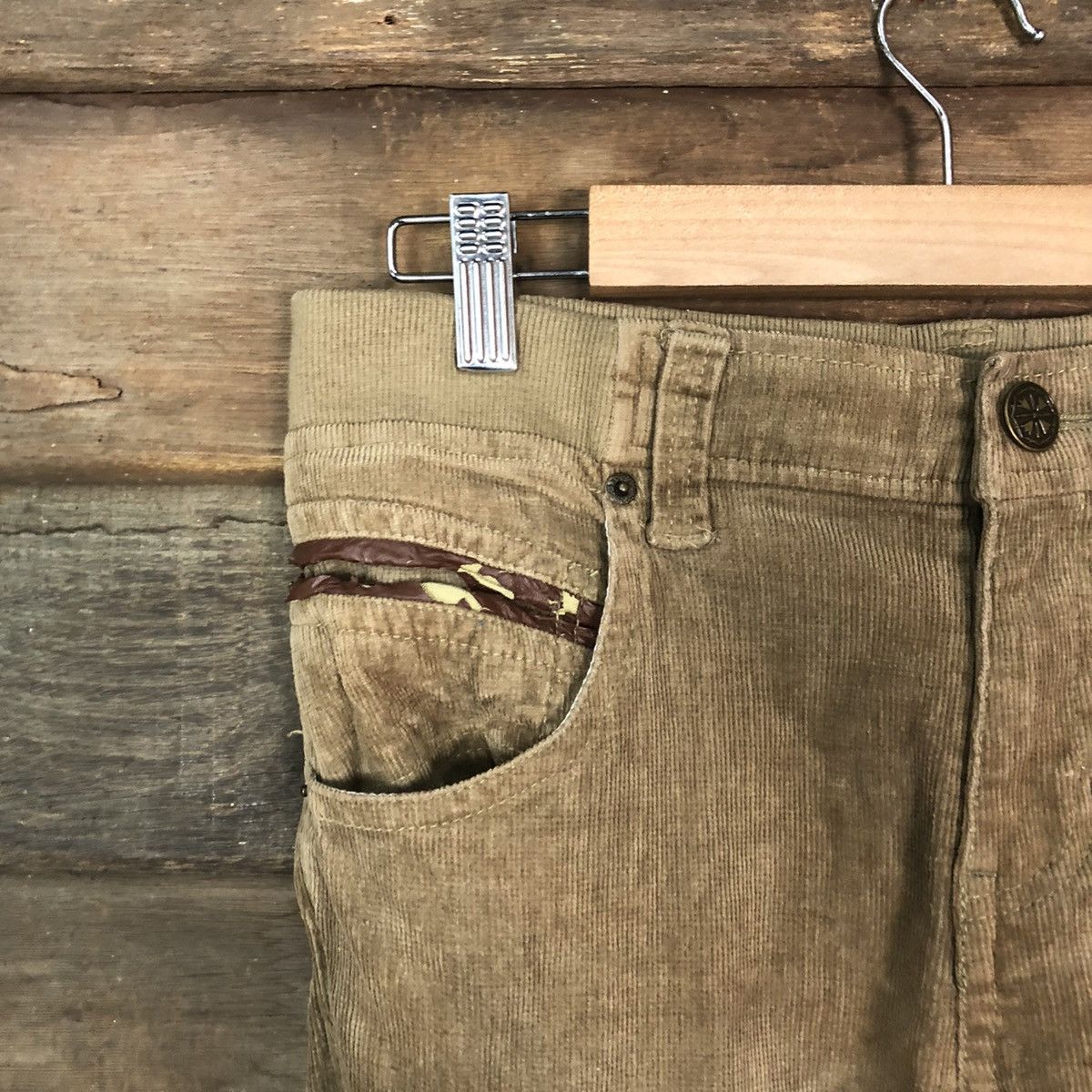 Grailed DL On Sa Off Brown corduroy utility Cargo Pants #7081 Size 26" / US 2 / IT 38 - 4 Thumbnail