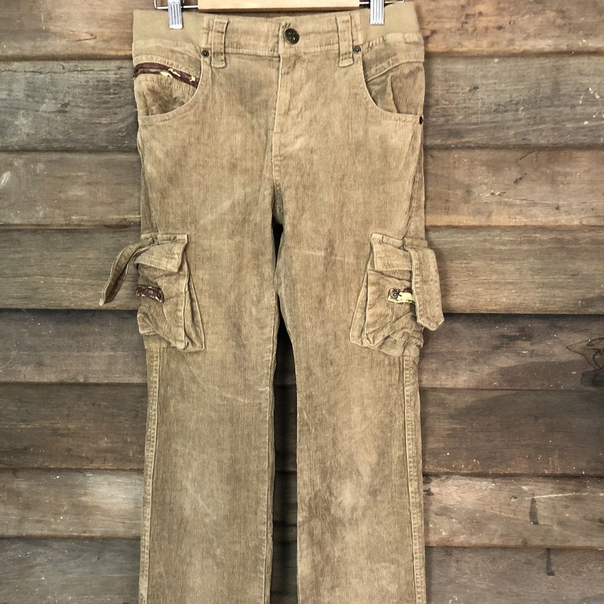 Grailed DL On Sa Off Brown corduroy utility Cargo Pants #7081 Size 26" / US 2 / IT 38 - 2 Thumbnail