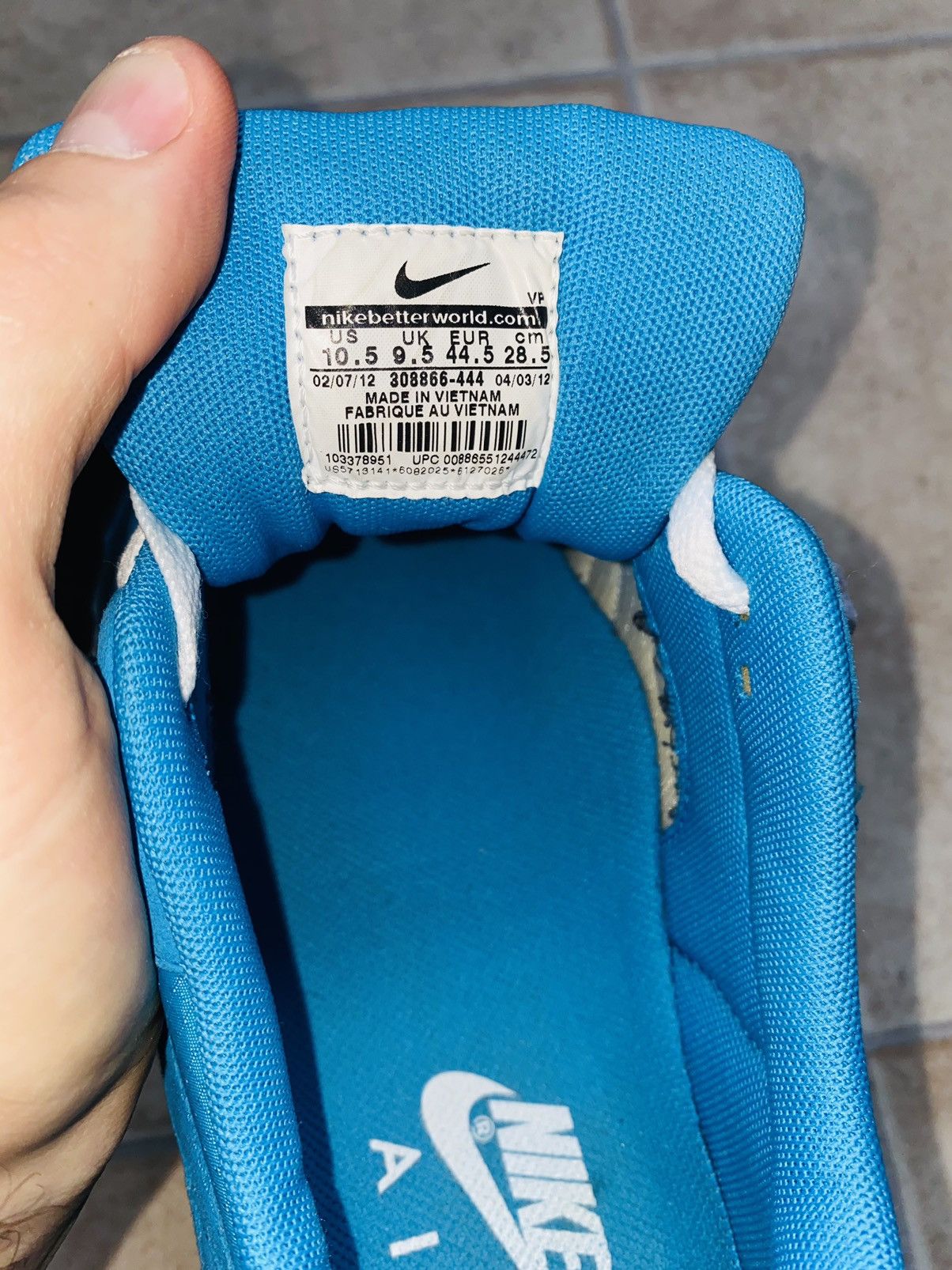 Nike NikeLab Air Max 1 Ripstop Pack 2012 Parra Clot Bw 95 Tn ACG Size US 10.5 / EU 43-44 - 5 Thumbnail