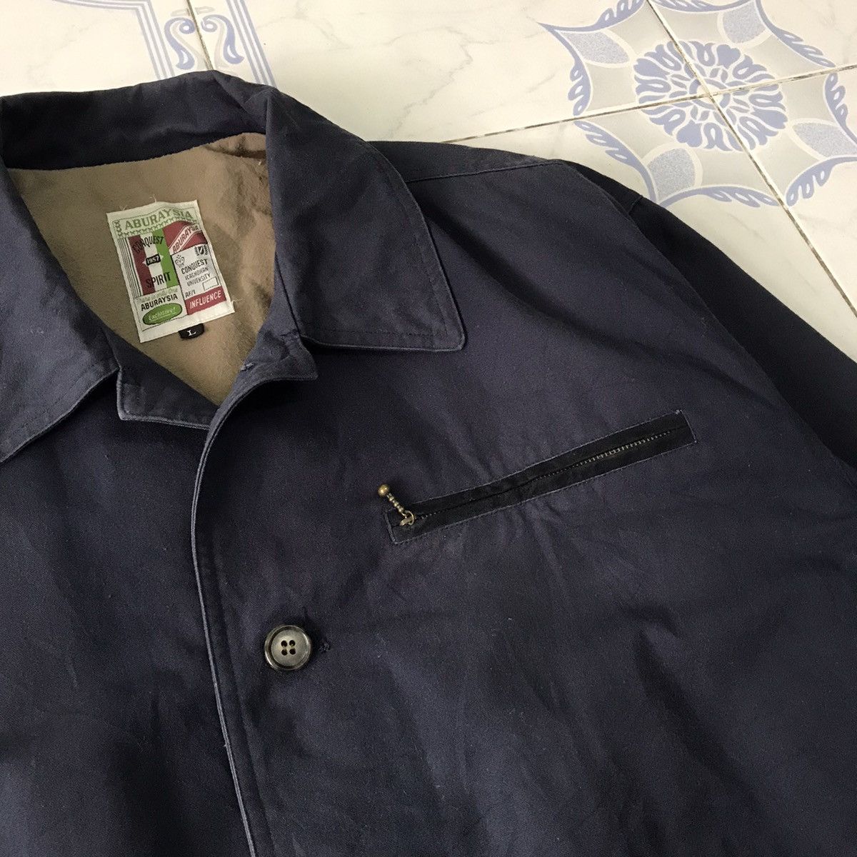 Japanese Brand Vtg Aburaysia Jacket Conquest Icagnowan University Size US L / EU 52-54 / 3 - 8 Thumbnail