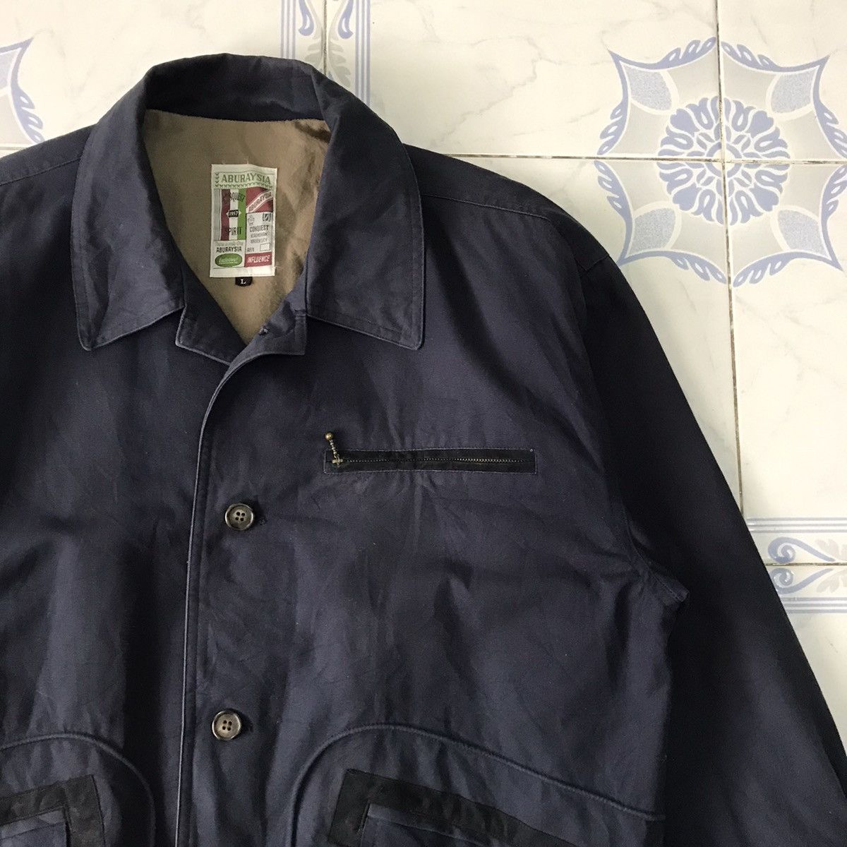 Japanese Brand Vtg Aburaysia Jacket Conquest Icagnowan University Size US L / EU 52-54 / 3 - 5 Thumbnail