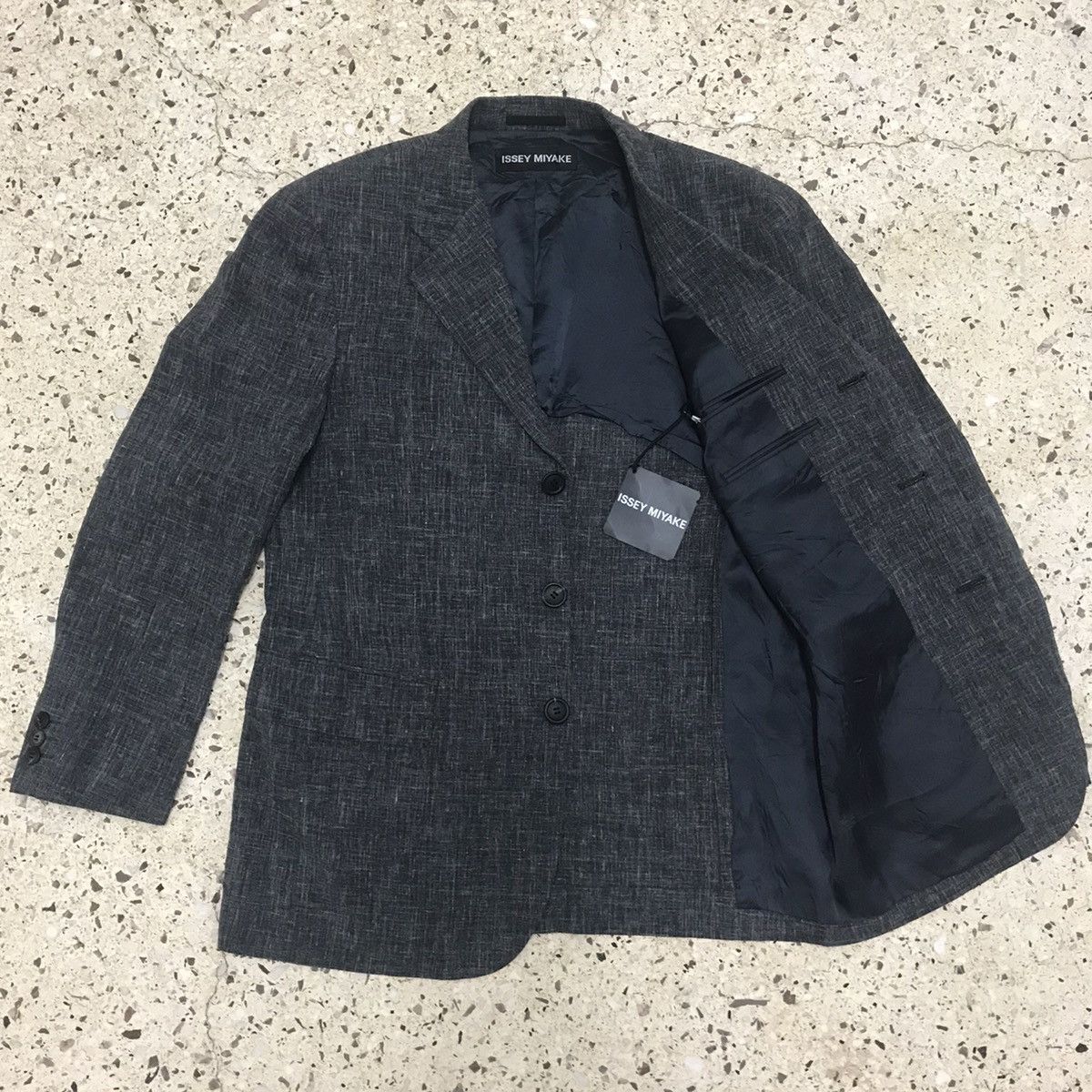 Issey Miyake Issey Miyake Blend Wool Jacket Coat With Tag Like New Size US M / EU 48-50 / 2 - 7 Thumbnail