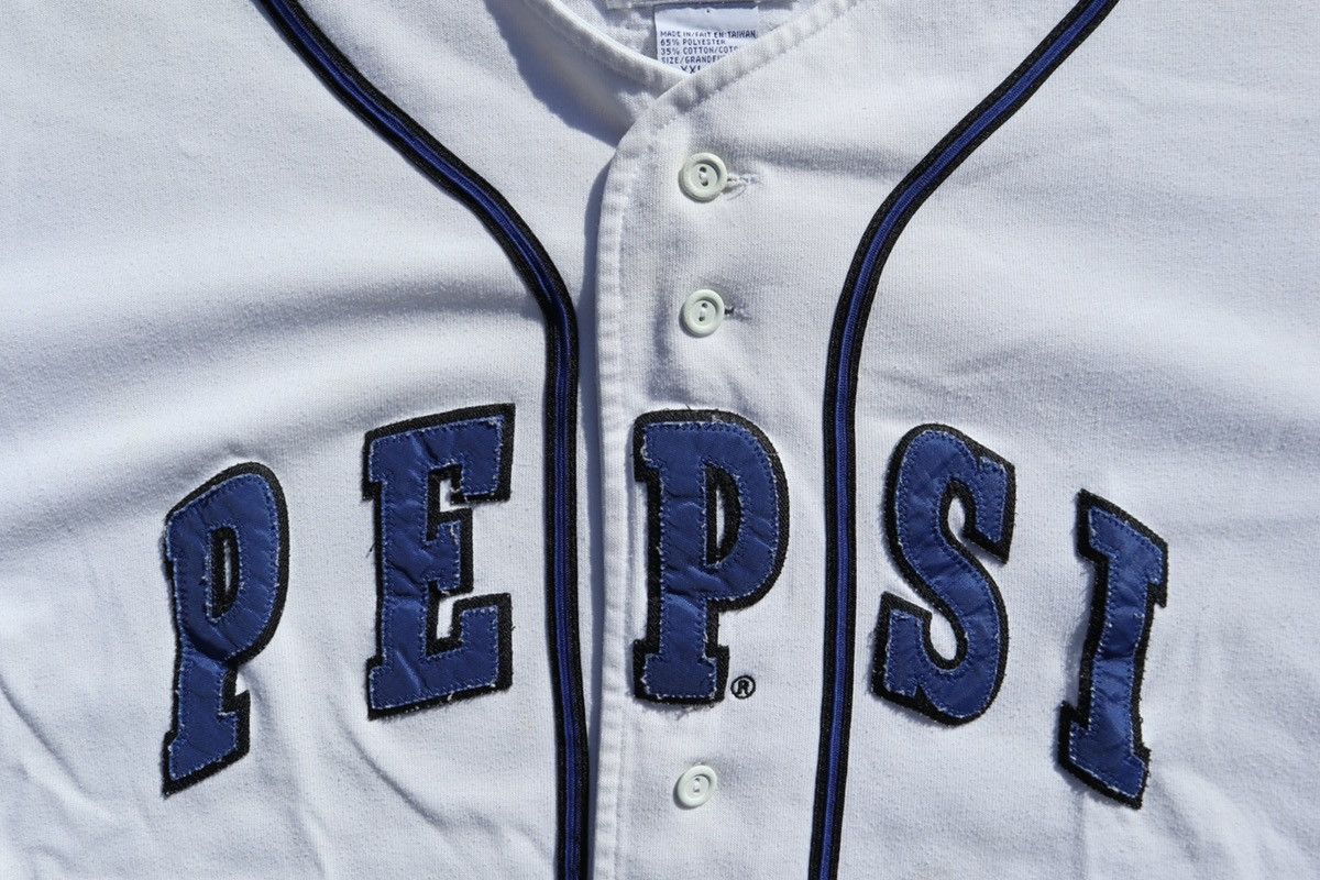 Pepsi × Vintage Vintage Pepsi Baseball Jersey Size US XXL / EU 58 / 5 - 3 Thumbnail