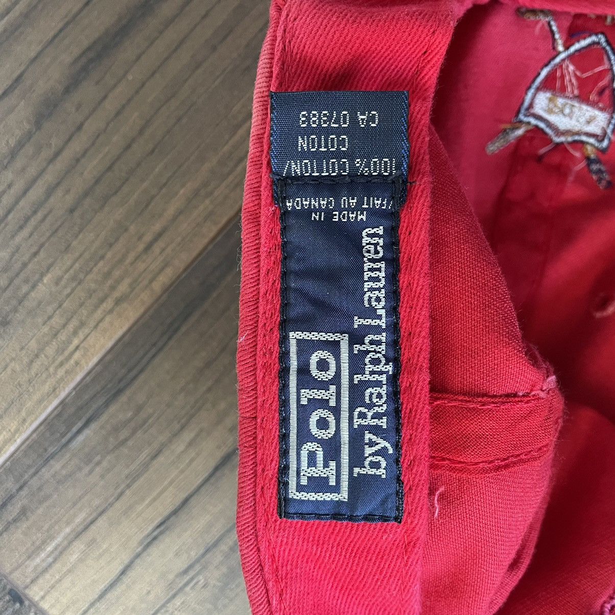 Polo Ralph Lauren × Vintage Vintage Polo Ralph Lauren Hat Size ONE SIZE - 6 Thumbnail