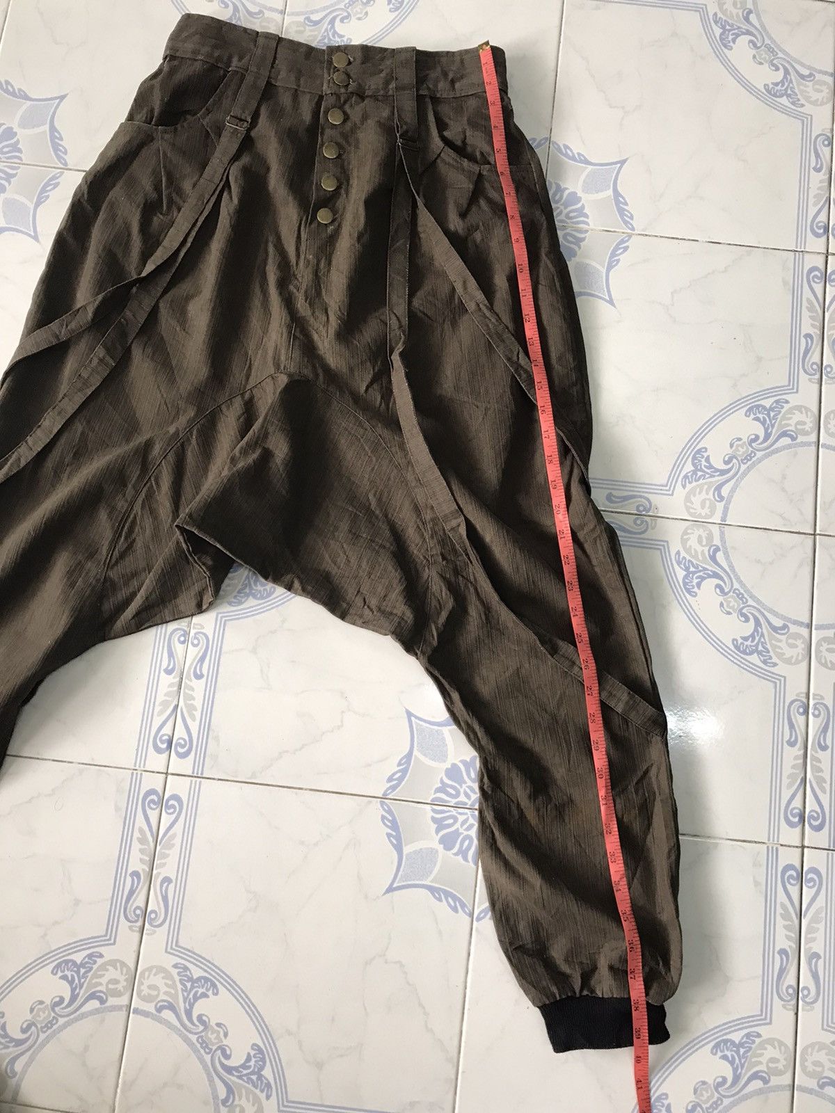 Japanese Brand Near Brand Drop Crotch Bondage Style Pant Size US 28 / EU 44 - 14 Thumbnail