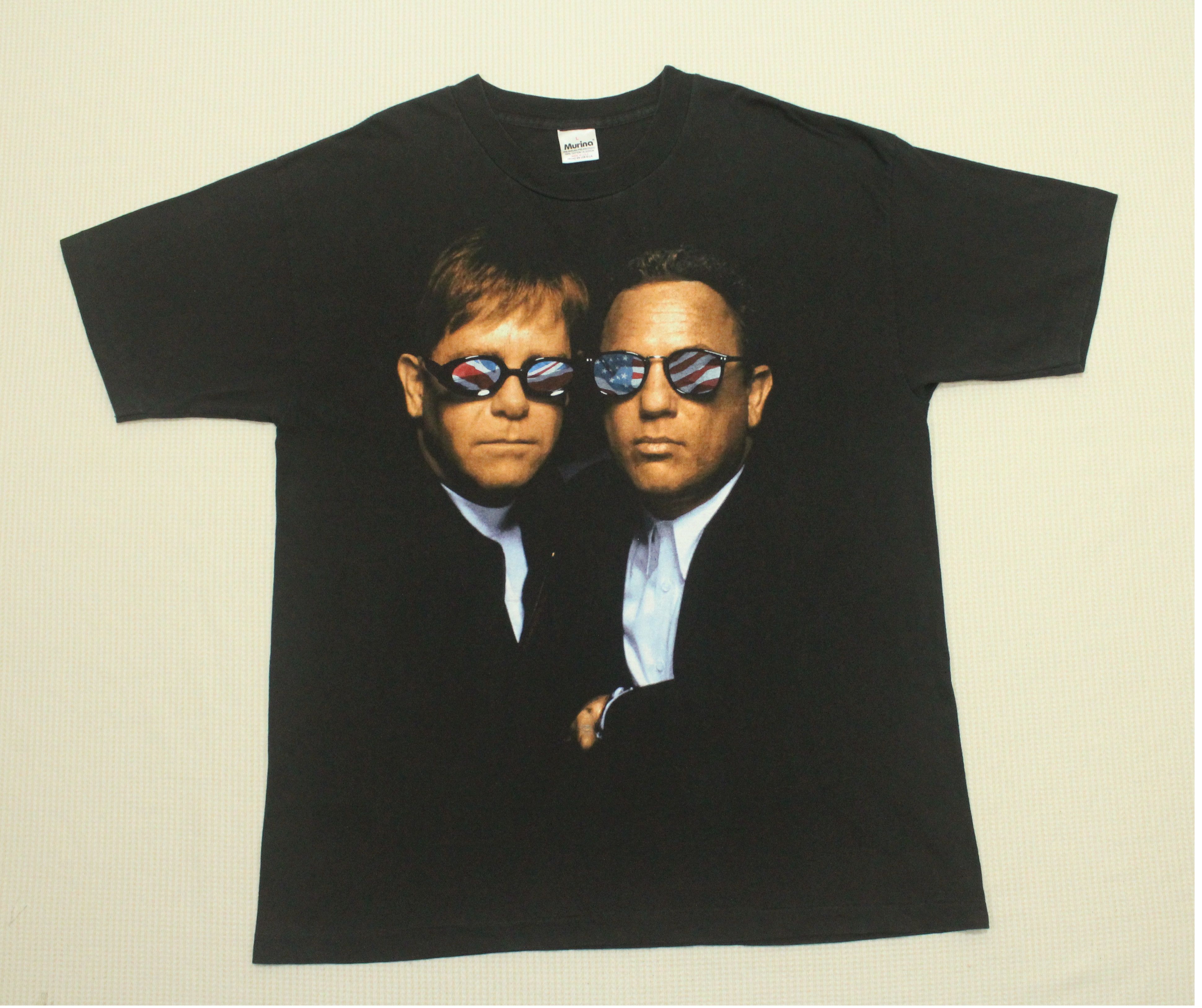 Band Tees × Vintage Vintage 90s ELTON JOHN T Shirt Summer of 94 Single Stitch Size US L / EU 52-54 / 3 - 2 Thumbnail