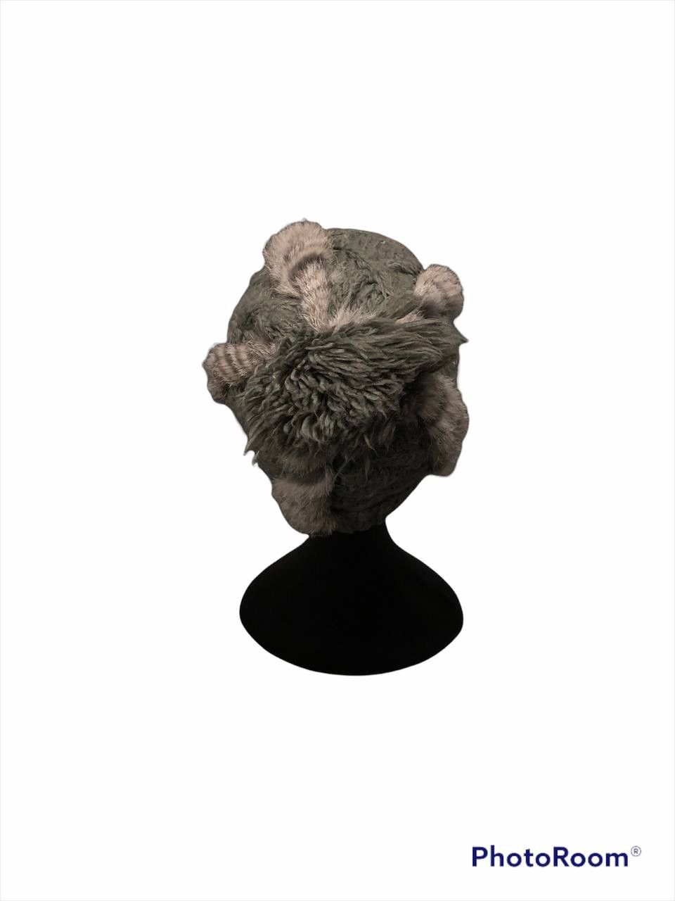 Japanese Brand × Seditionaries × Vintage Kable Knitting Mohair Mohowk Beanie Size ONE SIZE - 3 Thumbnail