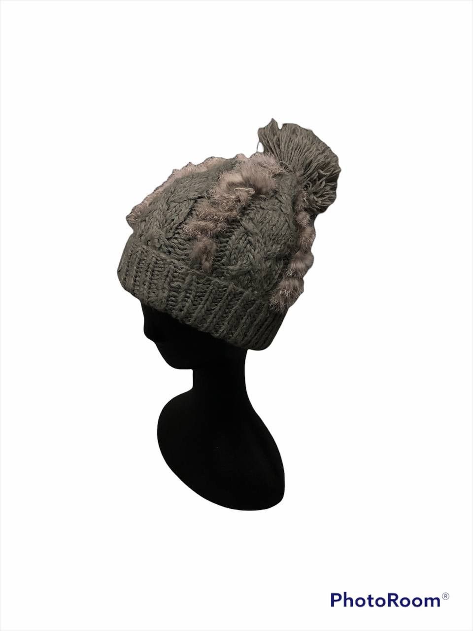 Japanese Brand × Seditionaries × Vintage Kable Knitting Mohair Mohowk Beanie Size ONE SIZE - 2 Thumbnail