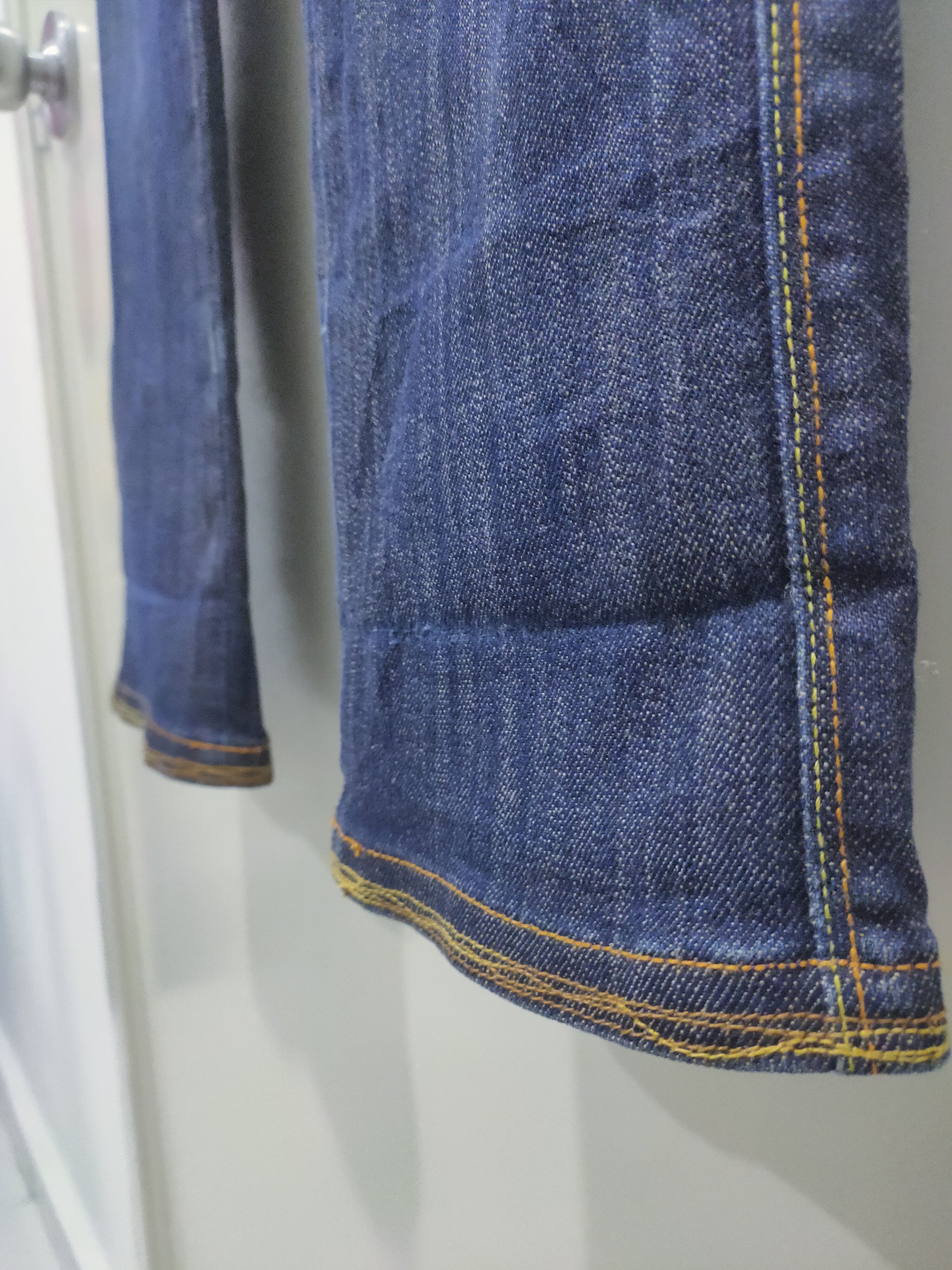 Japanese Brand BRAPPERS Stone Wash Slim Fit Rainbow Denim Jeans Cargo Pant Size 32" / US 10 / IT 46 - 23 Thumbnail