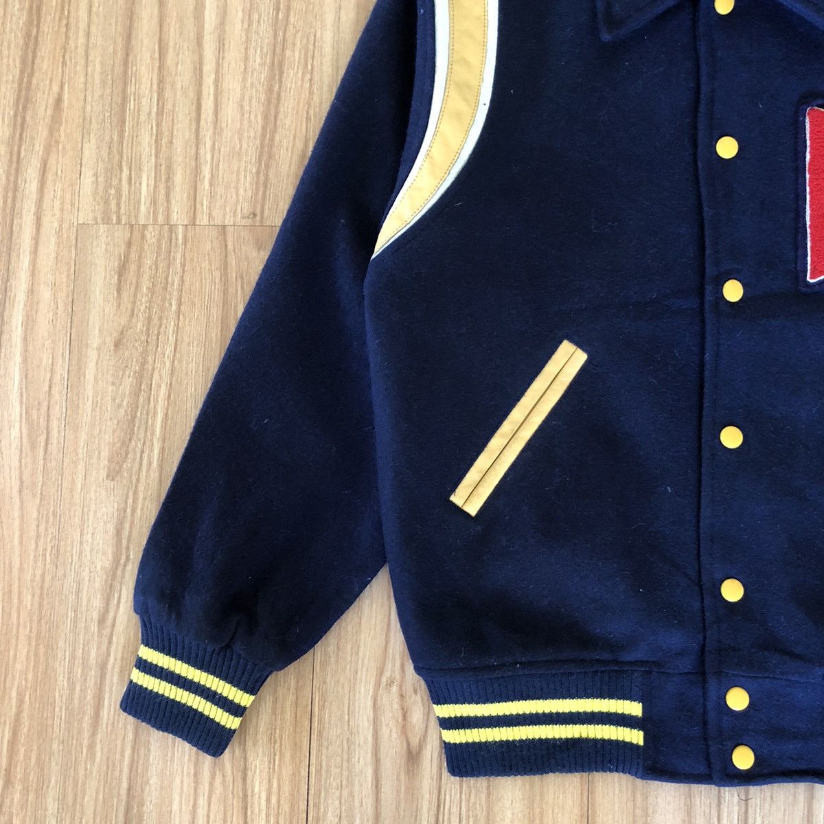 Japanese Brand 🔥vintage donnay as varsity stadium bomber jacket Size US M / EU 48-50 / 2 - 3 Thumbnail