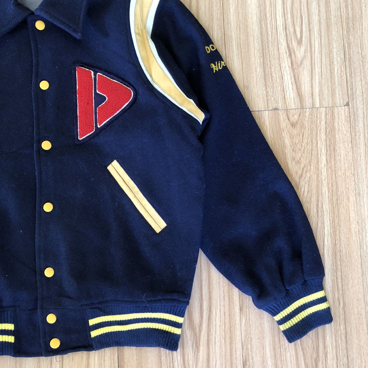 Japanese Brand 🔥vintage donnay as varsity stadium bomber jacket Size US M / EU 48-50 / 2 - 4 Thumbnail
