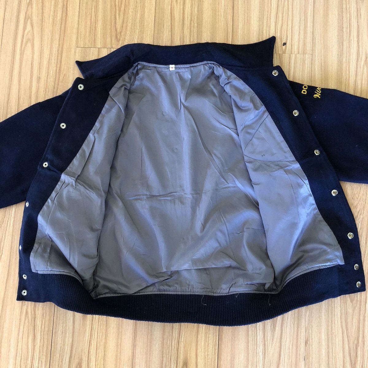 Japanese Brand 🔥vintage donnay as varsity stadium bomber jacket Size US M / EU 48-50 / 2 - 9 Thumbnail