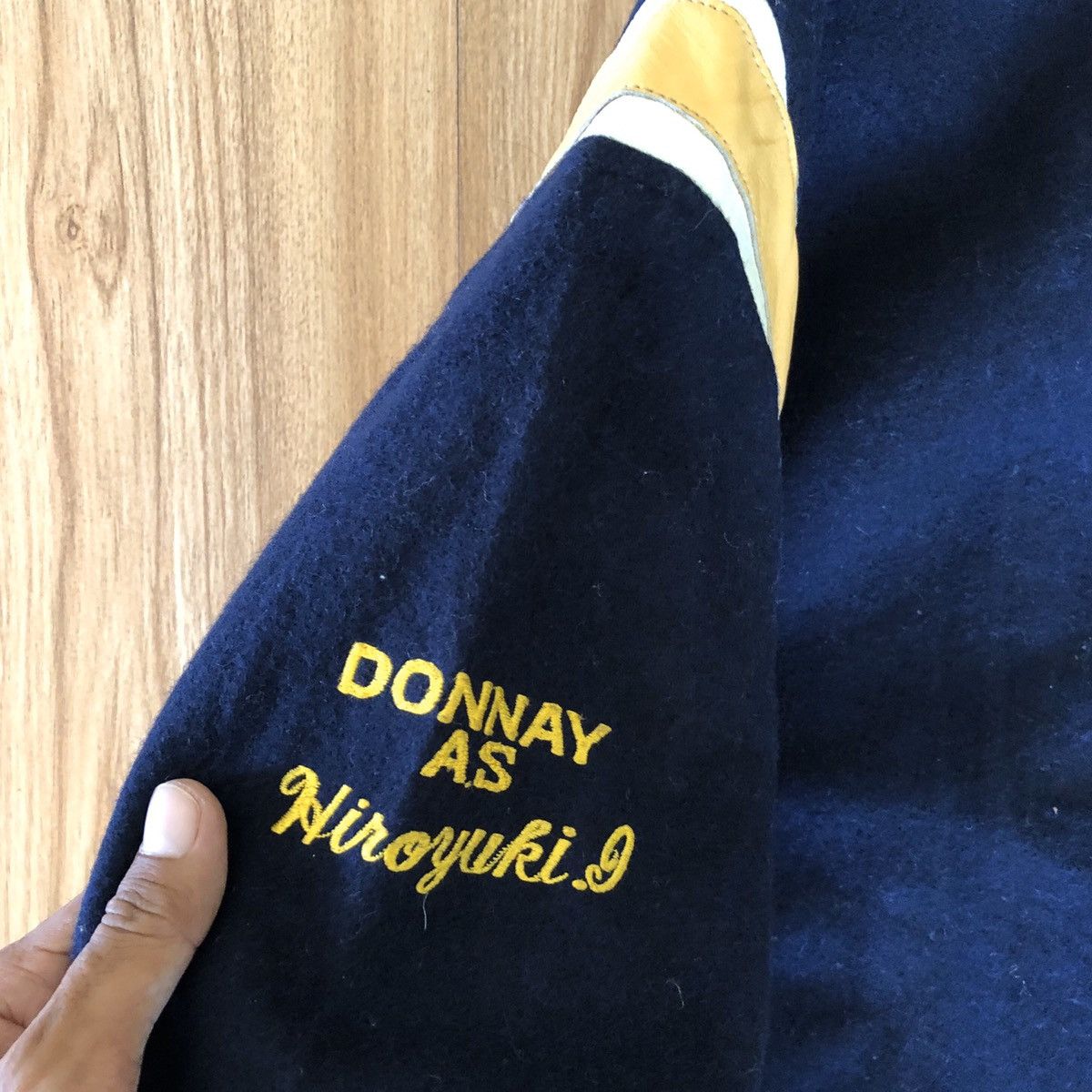 Japanese Brand 🔥vintage donnay as varsity stadium bomber jacket Size US M / EU 48-50 / 2 - 8 Thumbnail