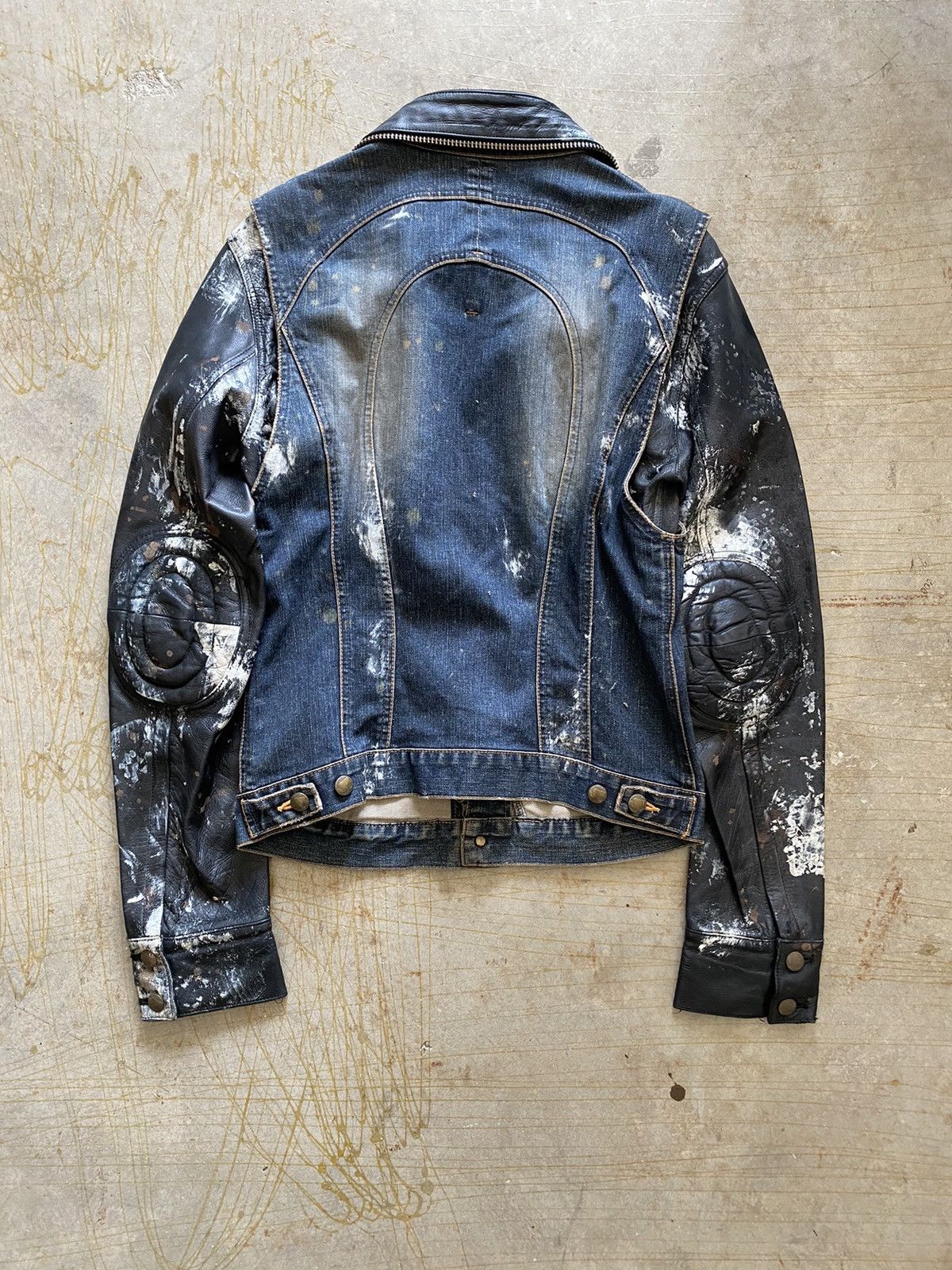Le Grande Bleu (L.G.B.) Vtg L.G.B Bondage leather hybrid removable paint Size US M / EU 48-50 / 2 - 16 Thumbnail
