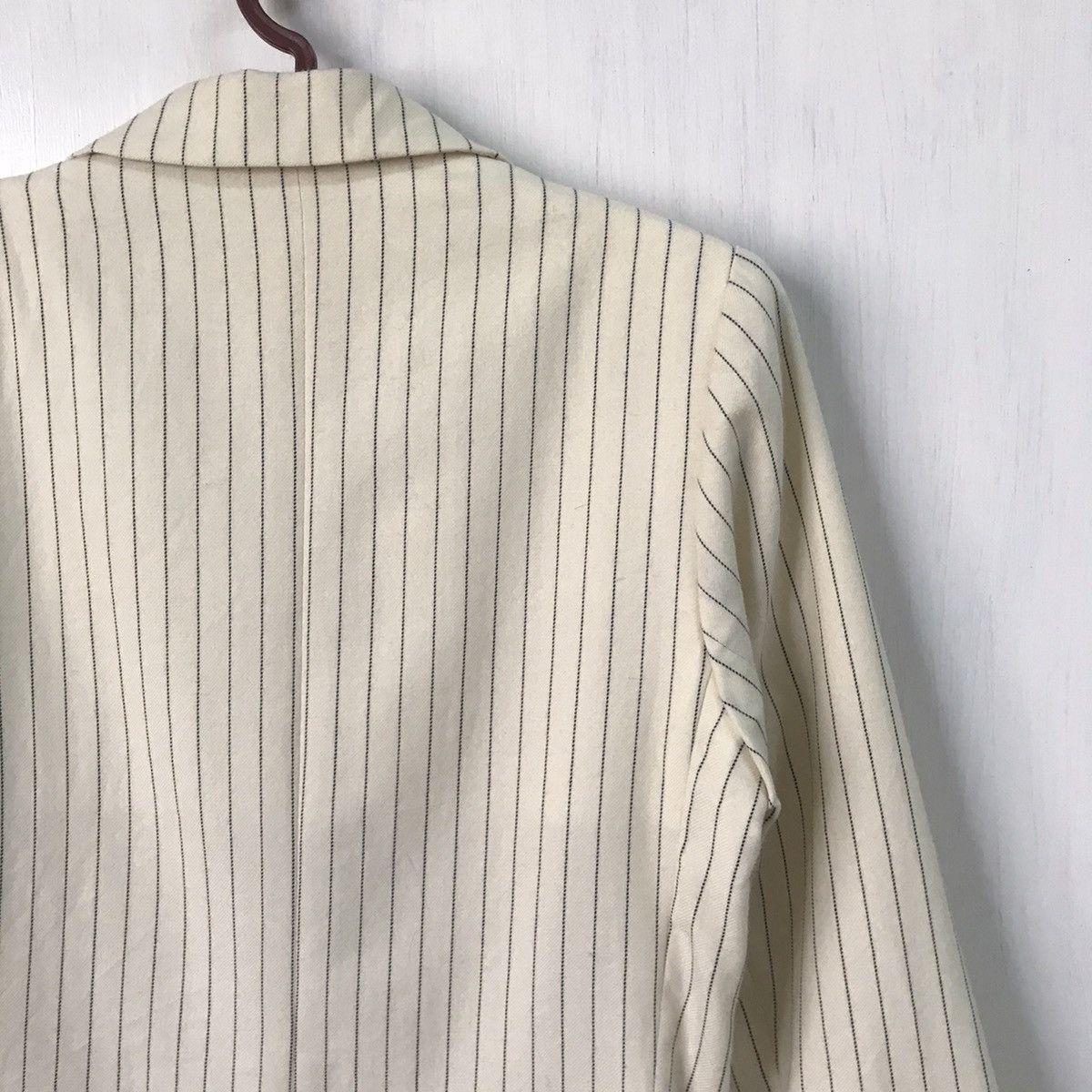 Yves Saint Laurent YSL Yves Saint Laurent Stripes Double Breast Coat Jacket Size XS / US 0-2 / IT 36-38 - 8 Thumbnail