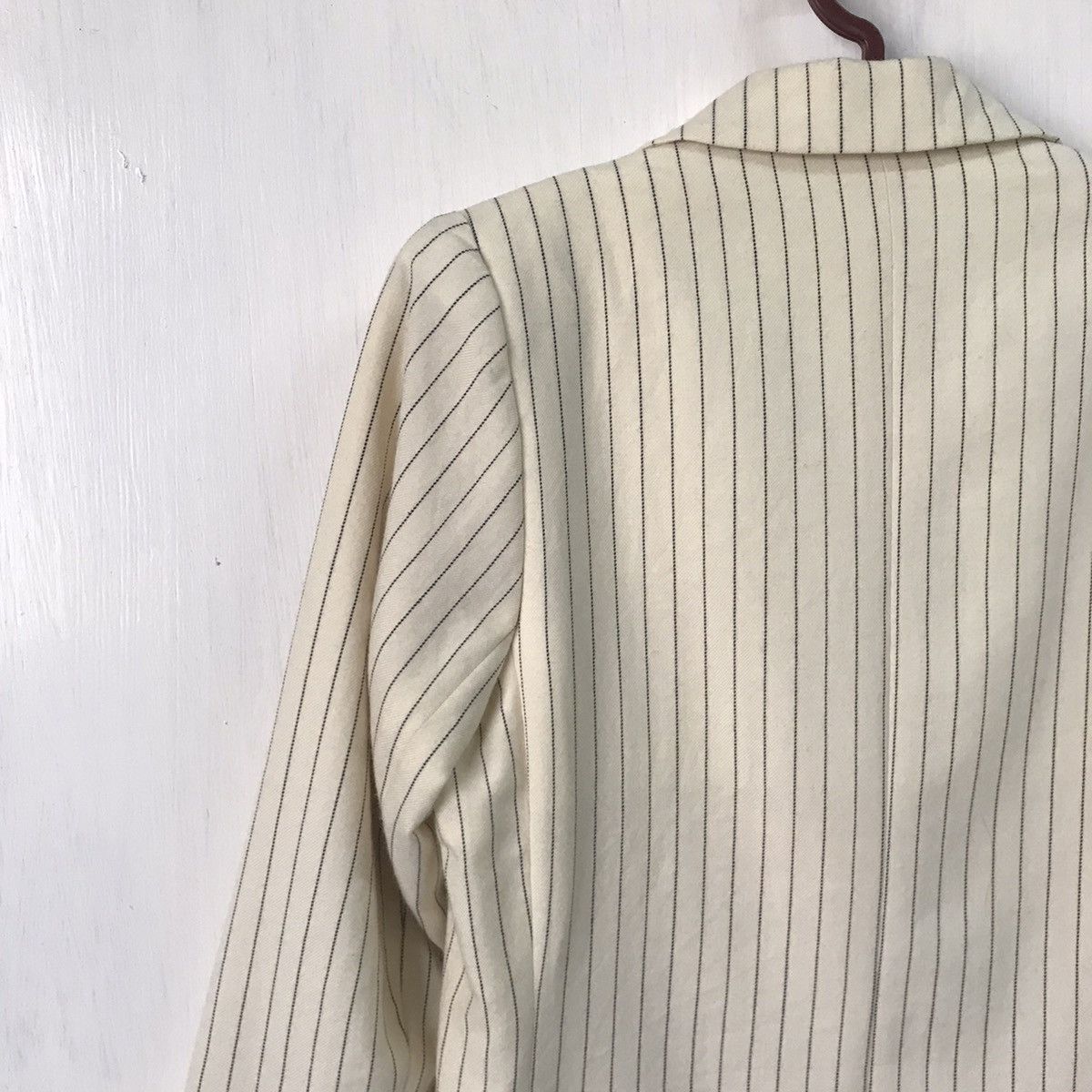 Yves Saint Laurent YSL Yves Saint Laurent Stripes Double Breast Coat Jacket Size XS / US 0-2 / IT 36-38 - 7 Thumbnail