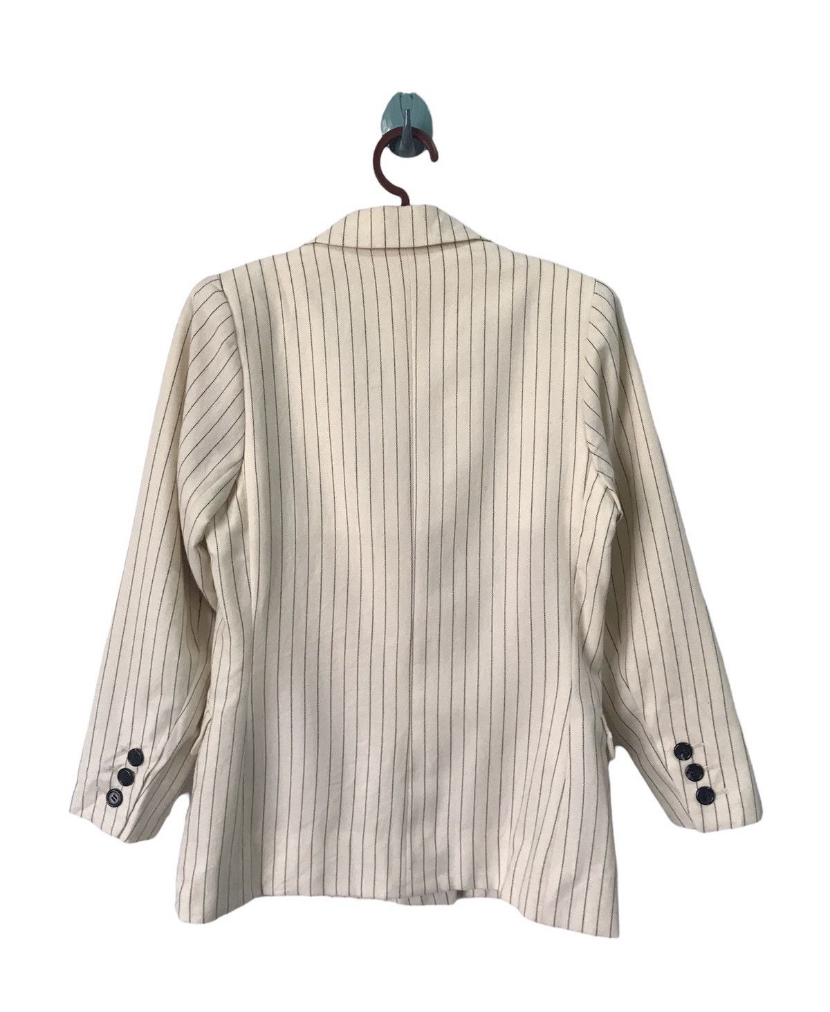 Yves Saint Laurent YSL Yves Saint Laurent Stripes Double Breast Coat Jacket Size XS / US 0-2 / IT 36-38 - 2 Thumbnail