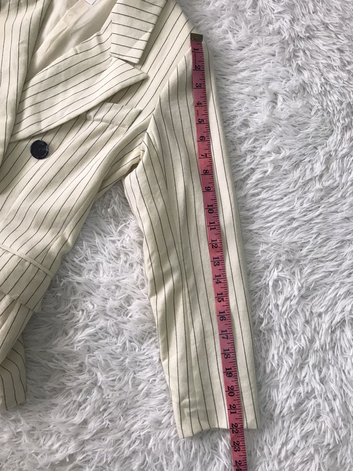 Yves Saint Laurent YSL Yves Saint Laurent Stripes Double Breast Coat Jacket Size XS / US 0-2 / IT 36-38 - 19 Thumbnail
