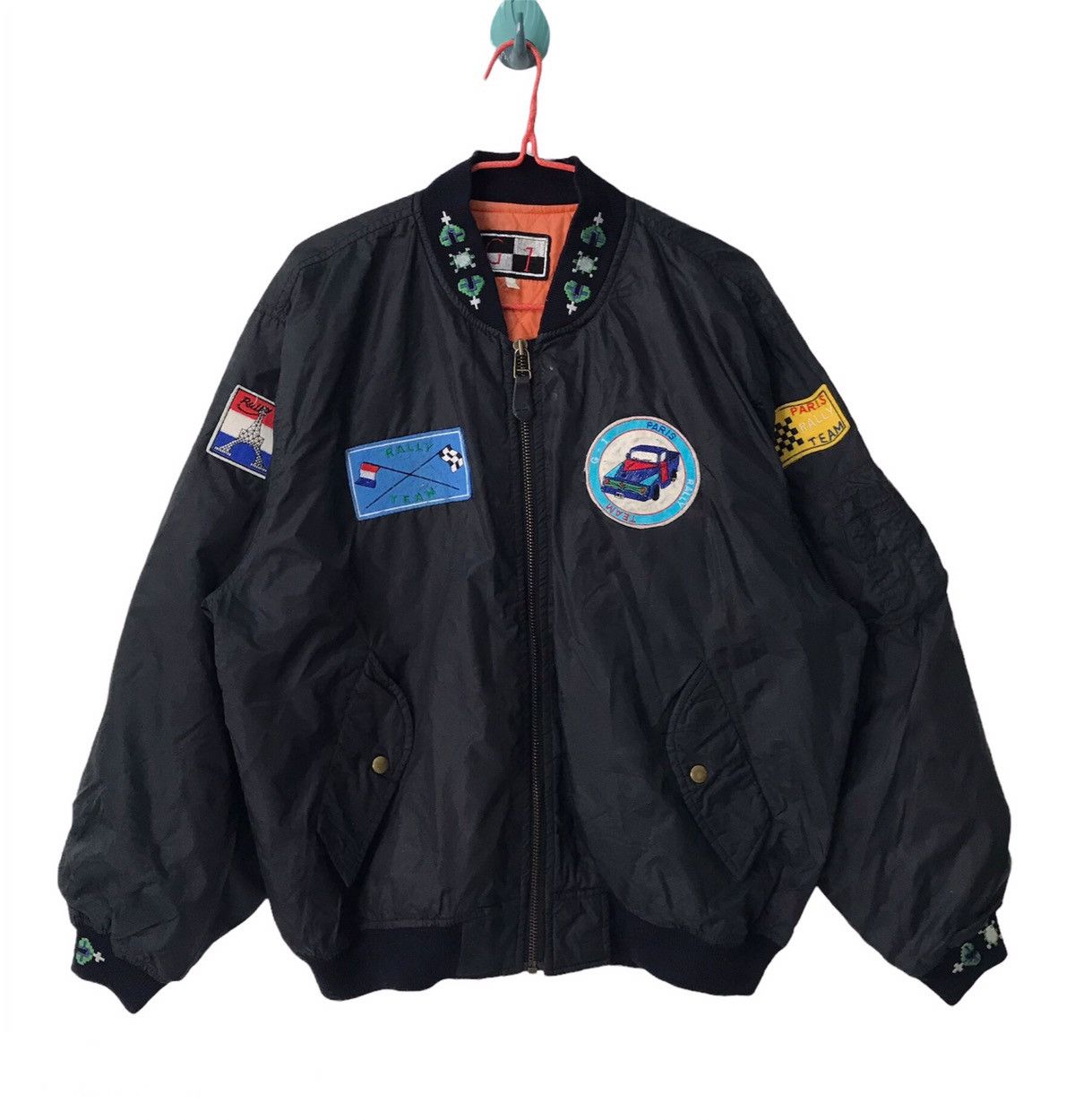 Japanese Brand 💥Steals💥Rare G-1 Paris Rally Team Bomber Jacket Size US L / EU 52-54 / 3 - 1 Thumbnail
