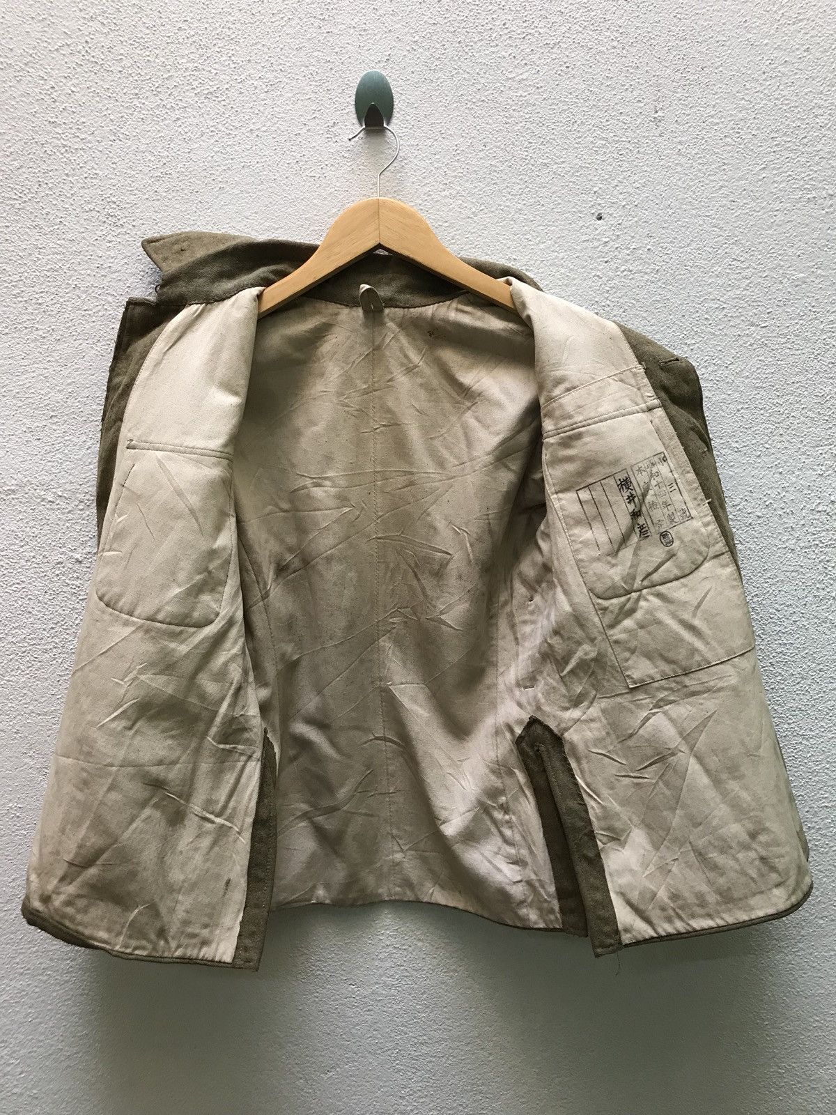 Japanese Brand 🔊 Rare Vintage 40s-50s Japanese Military Wool Indigo Lini Size US S / EU 44-46 / 1 - 9 Thumbnail