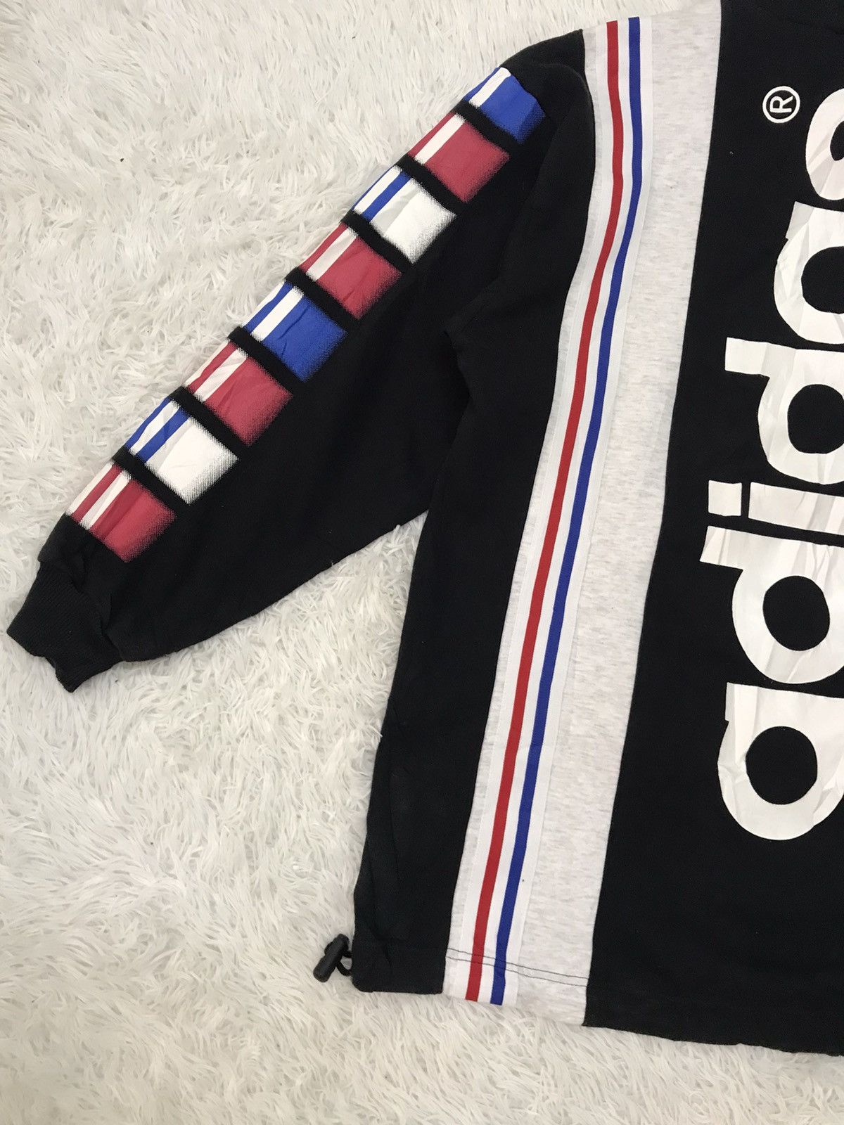 Adidas Vtg 80s Multicolored Long Sleeve Sweat Neck Pull Size US M / EU 48-50 / 2 - 10 Thumbnail