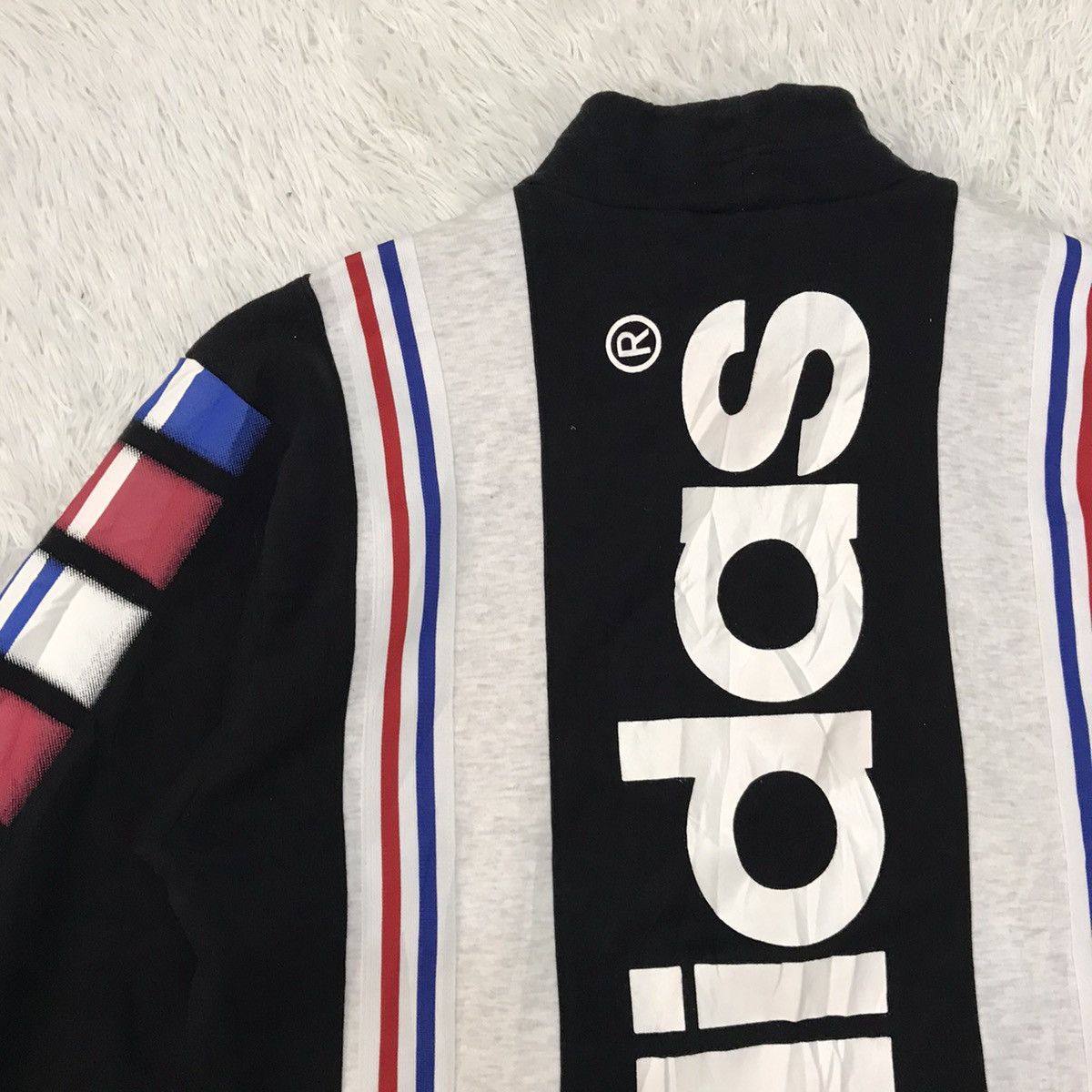 Adidas Vtg 80s Multicolored Long Sleeve Sweat Neck Pull Size US M / EU 48-50 / 2 - 14 Thumbnail
