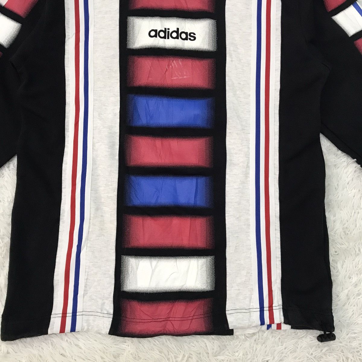 Adidas Vtg 80s Multicolored Long Sleeve Sweat Neck Pull Size US M / EU 48-50 / 2 - 5 Thumbnail
