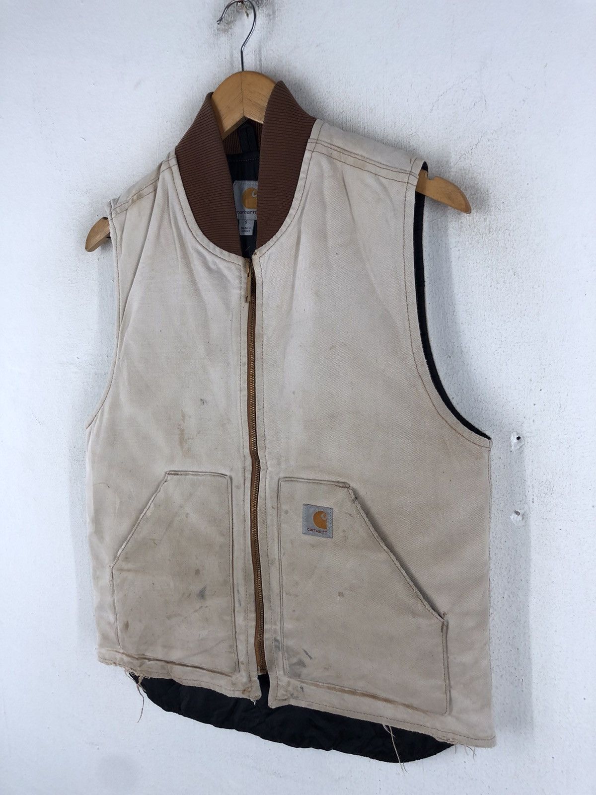 Carhartt 🔥CARHARTT TANK TOP QUILTED DIAMOND LINING Size US S / EU 44-46 / 1 - 4 Thumbnail