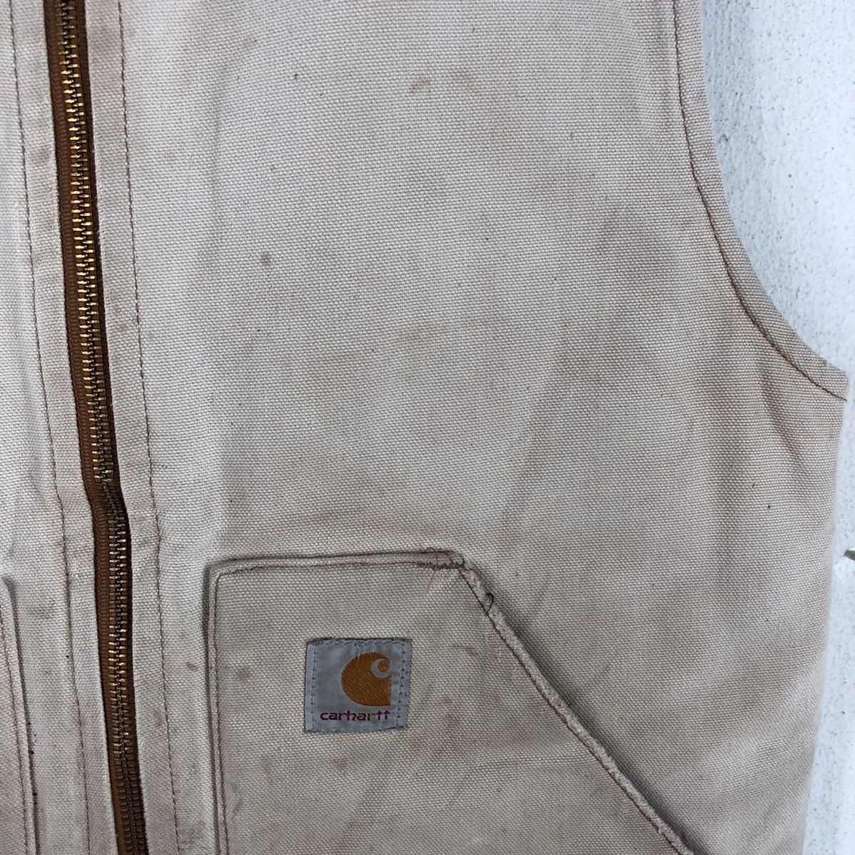 Carhartt 🔥CARHARTT TANK TOP QUILTED DIAMOND LINING Size US S / EU 44-46 / 1 - 7 Thumbnail