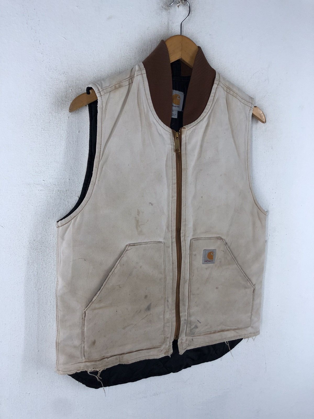 Carhartt 🔥CARHARTT TANK TOP QUILTED DIAMOND LINING Size US S / EU 44-46 / 1 - 3 Thumbnail
