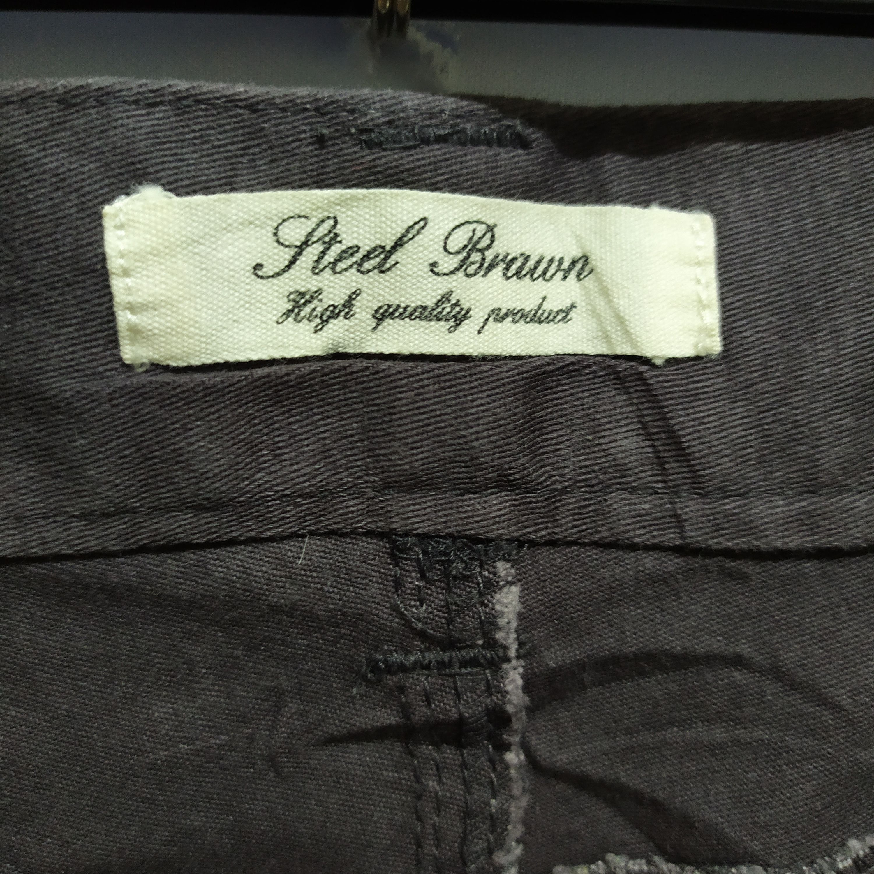 Japanese Brand Steel Brawn Skinny Cargo Pants Size US 28 / EU 44 - 8 Thumbnail