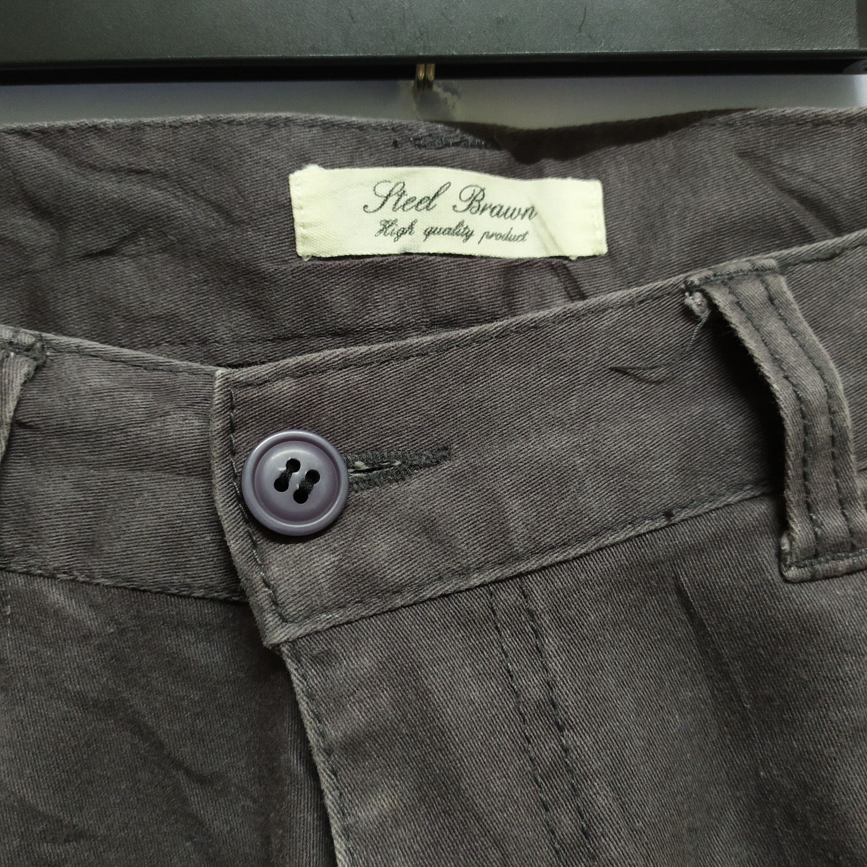 Japanese Brand Steel Brawn Skinny Cargo Pants Size US 28 / EU 44 - 10 Thumbnail