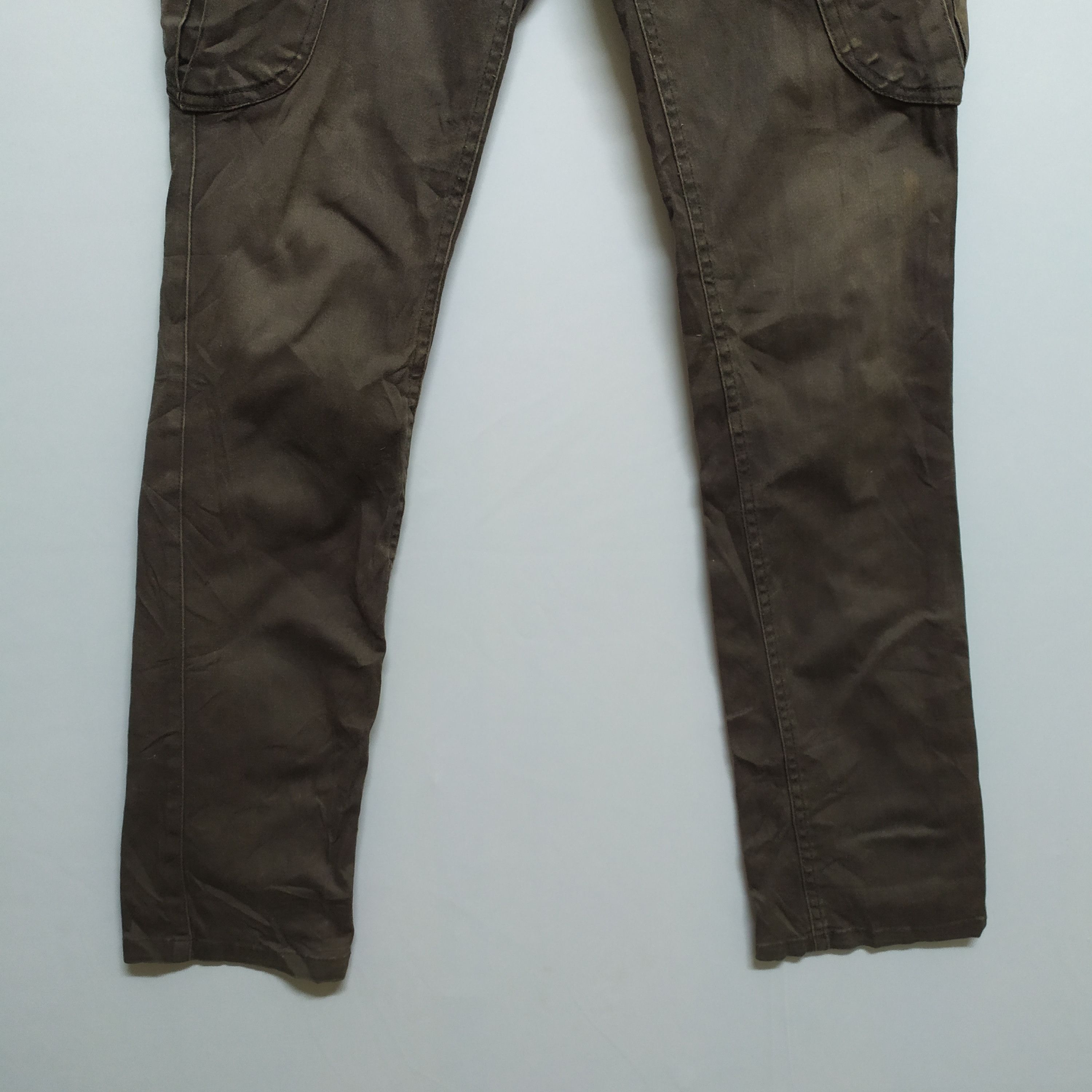 Japanese Brand Steel Brawn Skinny Cargo Pants Size US 28 / EU 44 - 3 Thumbnail