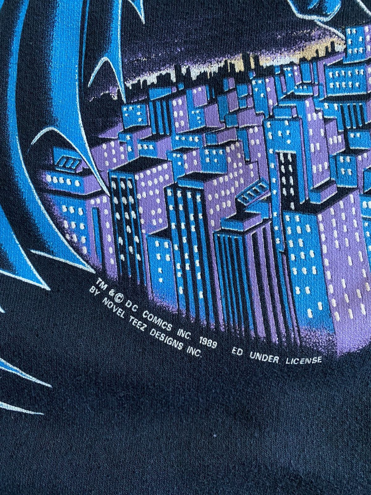 DC Comics Vintage Novel Teez Batman Crewneck Sweater Fits Medium 80s Size US M / EU 48-50 / 2 - 6 Thumbnail