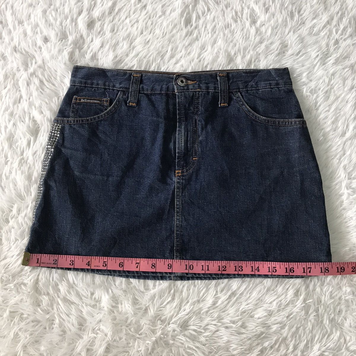 Dolce & Gabbana 💥Steals💥D&G Dolce & Gabbana Skirt Jeans Size 30" / US 8 / IT 44 - 22 Thumbnail