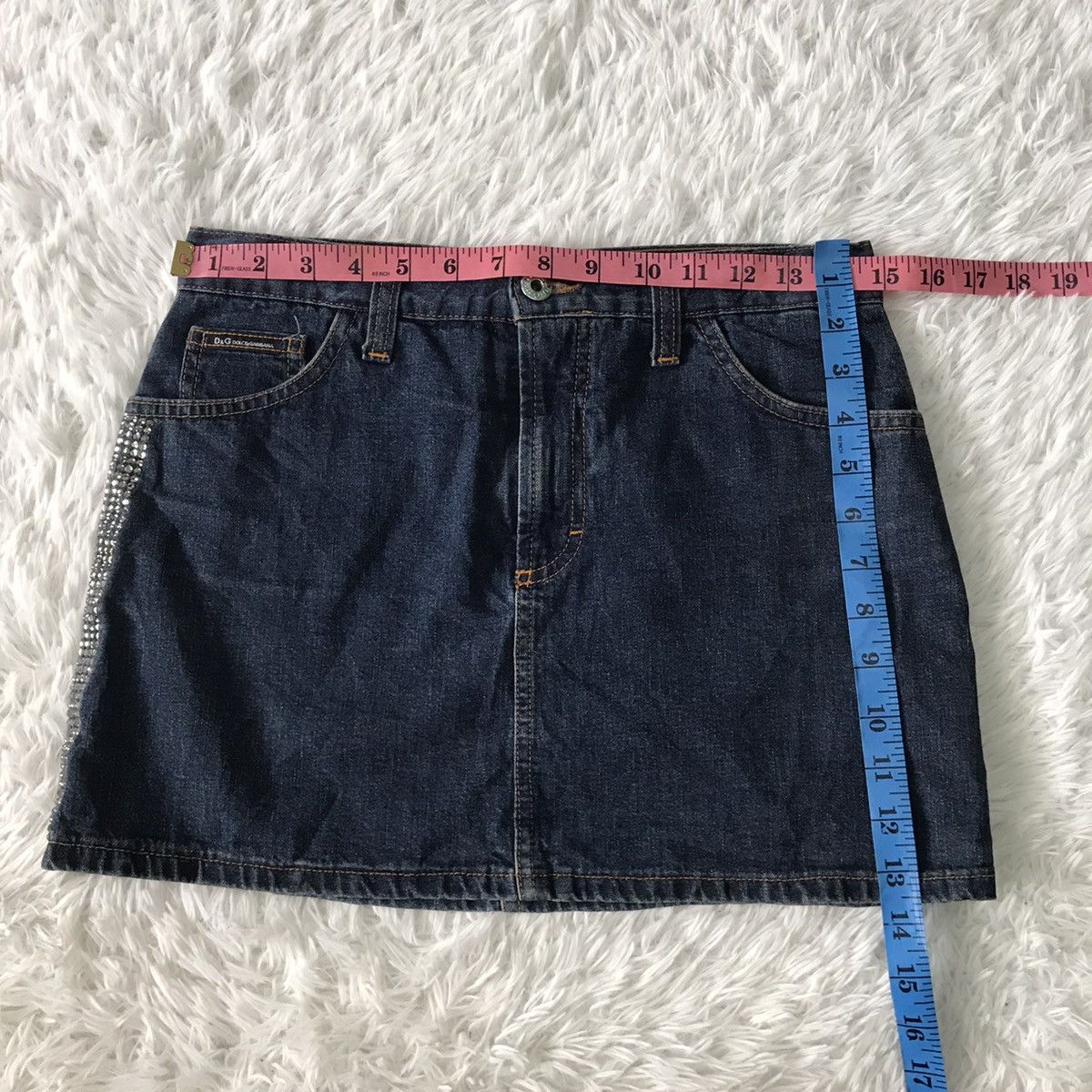 Dolce & Gabbana 💥Steals💥D&G Dolce & Gabbana Skirt Jeans Size 30" / US 8 / IT 44 - 21 Thumbnail