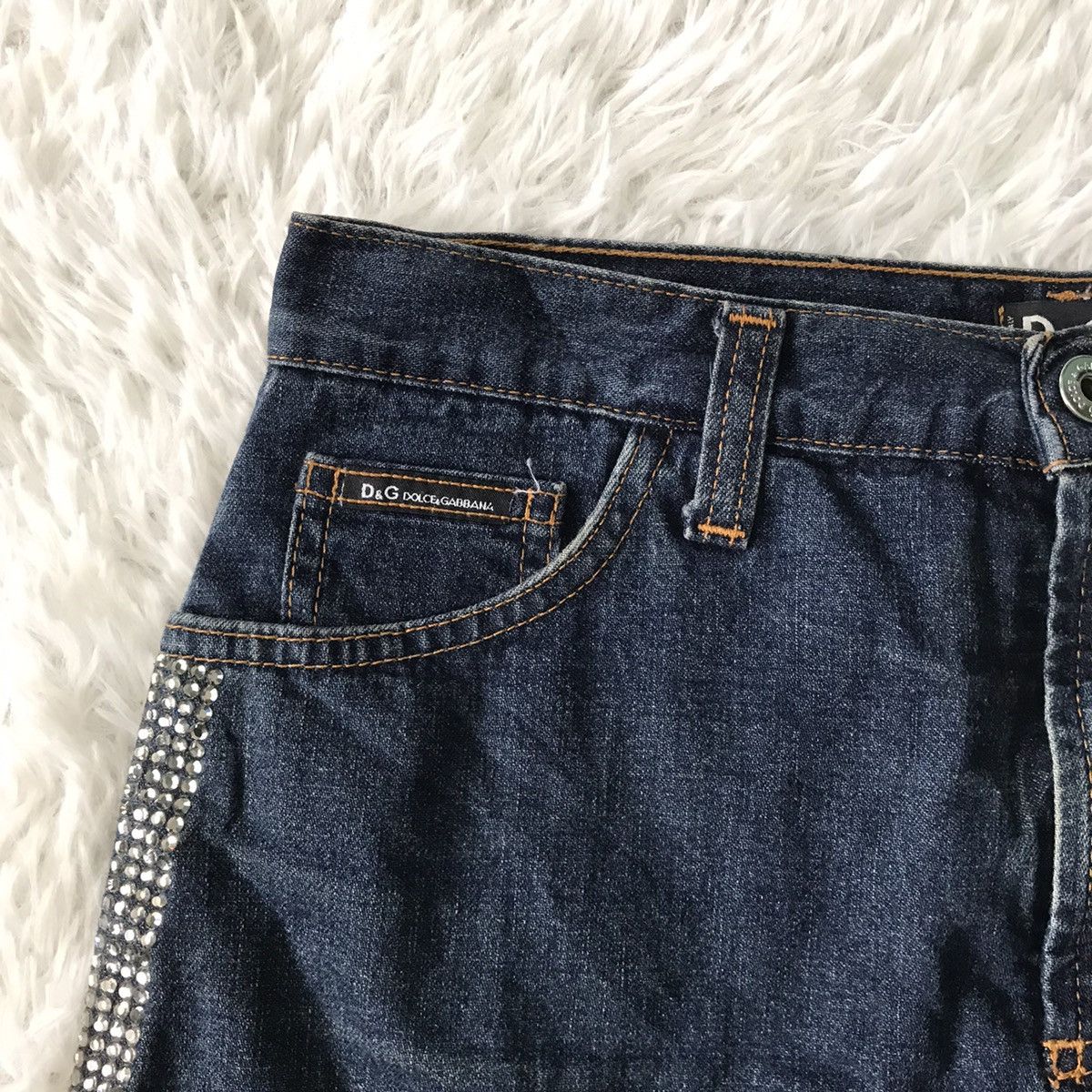 Dolce & Gabbana 💥Steals💥D&G Dolce & Gabbana Skirt Jeans Size 30" / US 8 / IT 44 - 6 Thumbnail