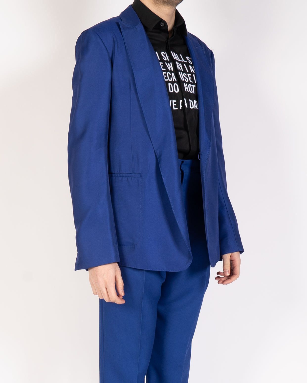 Haider Ackermann SS20 Royal Blue Double Breasted Blazer Size 48L - 6 Thumbnail