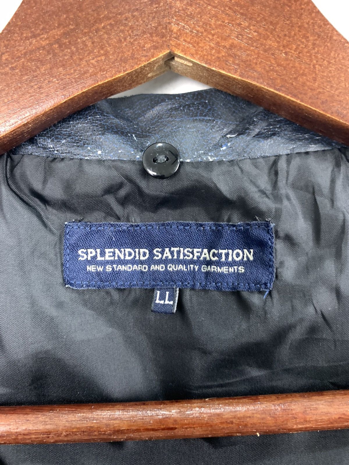 Other SPLENDID SATISFACTION Leather Multipocket Bike Rider Jacket Size US L / EU 52-54 / 3 - 15 Thumbnail