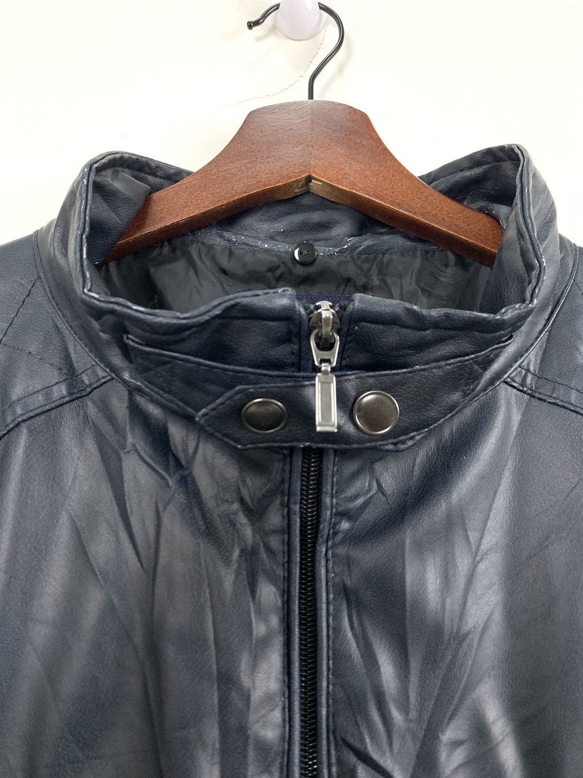 Other SPLENDID SATISFACTION Leather Multipocket Bike Rider Jacket Size US L / EU 52-54 / 3 - 12 Thumbnail