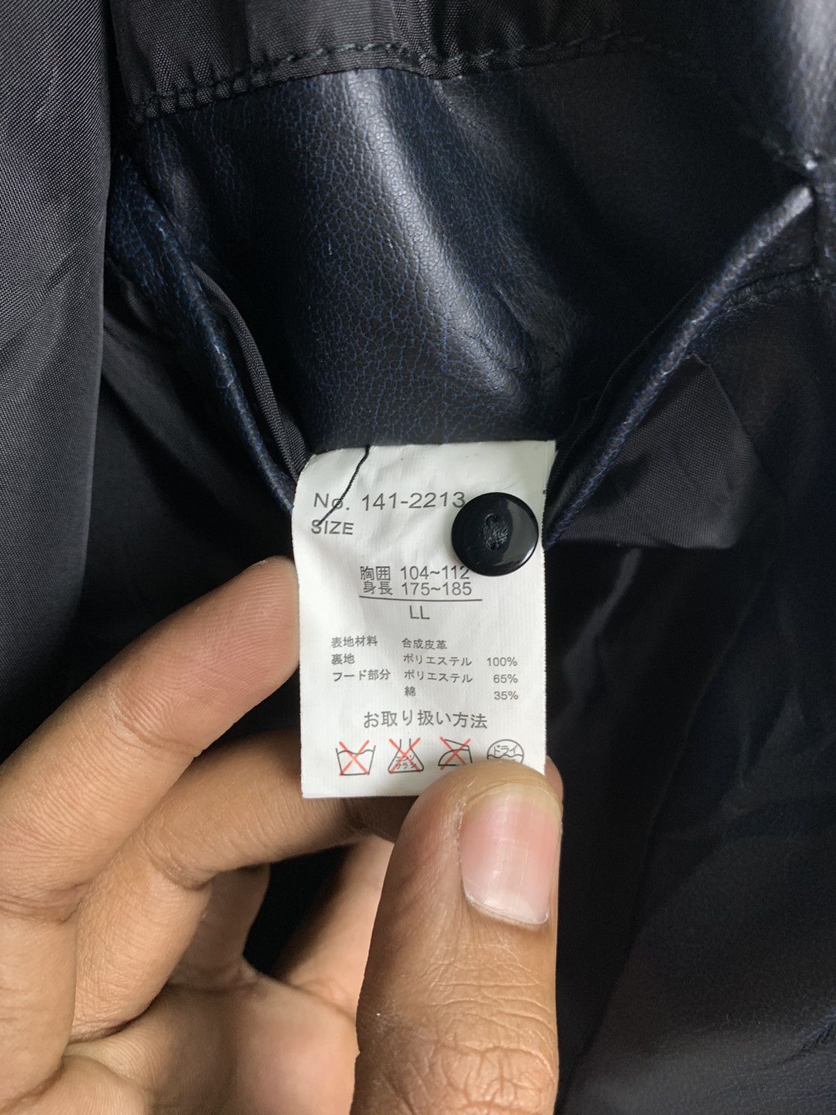 Other SPLENDID SATISFACTION Leather Multipocket Bike Rider Jacket Size US L / EU 52-54 / 3 - 16 Thumbnail