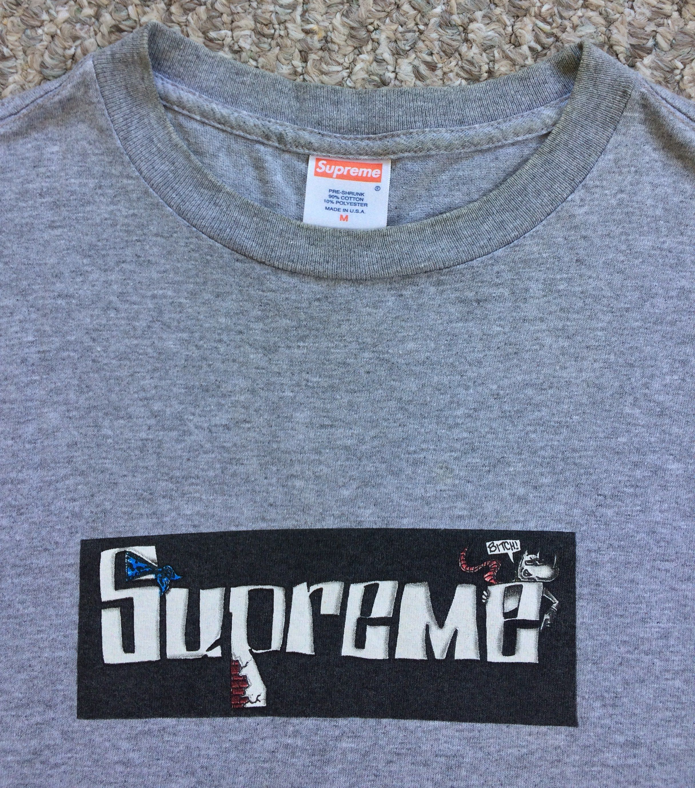 Supreme S/S 2007 Supreme x Joe Cool Box Logo T-Shirt Size US M / EU 48-50 / 2 - 2 Thumbnail