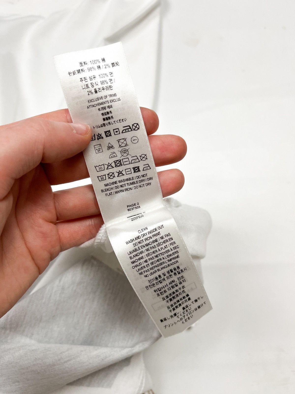 Burberry Burberry love tshirt white M Size US M / EU 48-50 / 2 - 7 Thumbnail
