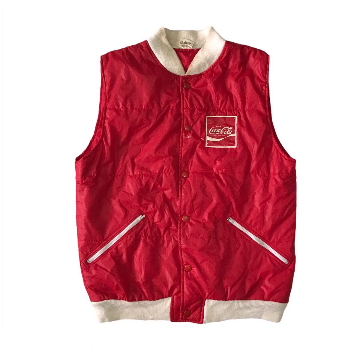 Coca Cola 💥Steals💥Vtg Thin Puffer Like Vest Coca Cola Size US L / EU 52-54 / 3 - 1 Thumbnail