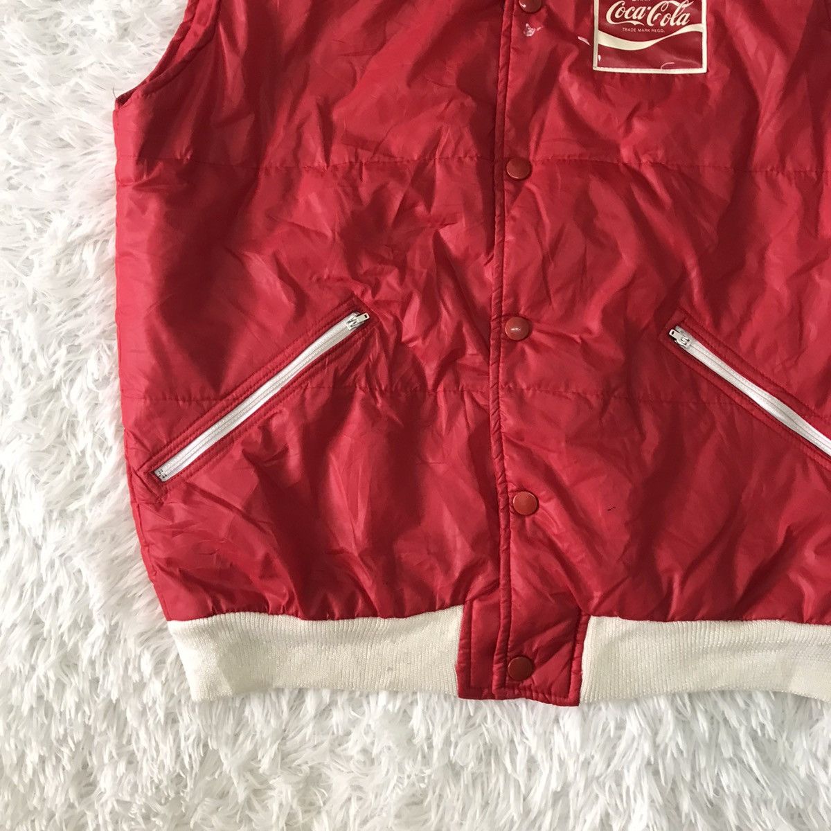 Coca Cola 💥Steals💥Vtg Thin Puffer Like Vest Coca Cola Size US L / EU 52-54 / 3 - 3 Thumbnail