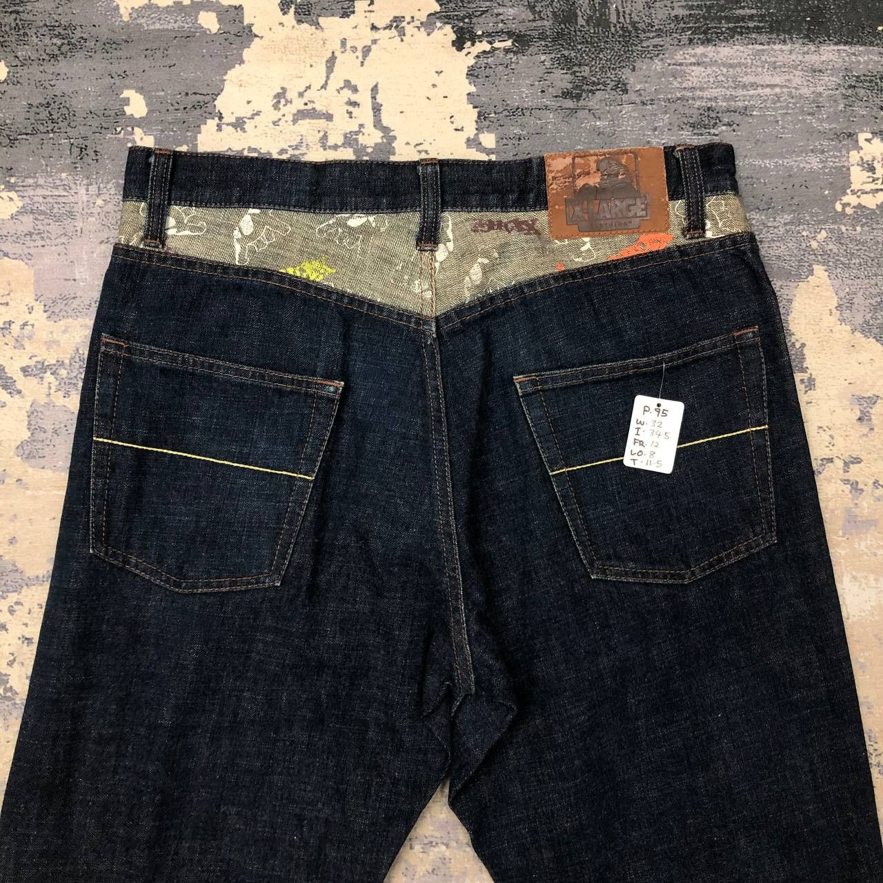 image of X Large x Xlarge P95 X-Large Clothing Slim Fit Jeans in Blue, Men's (Size 32)