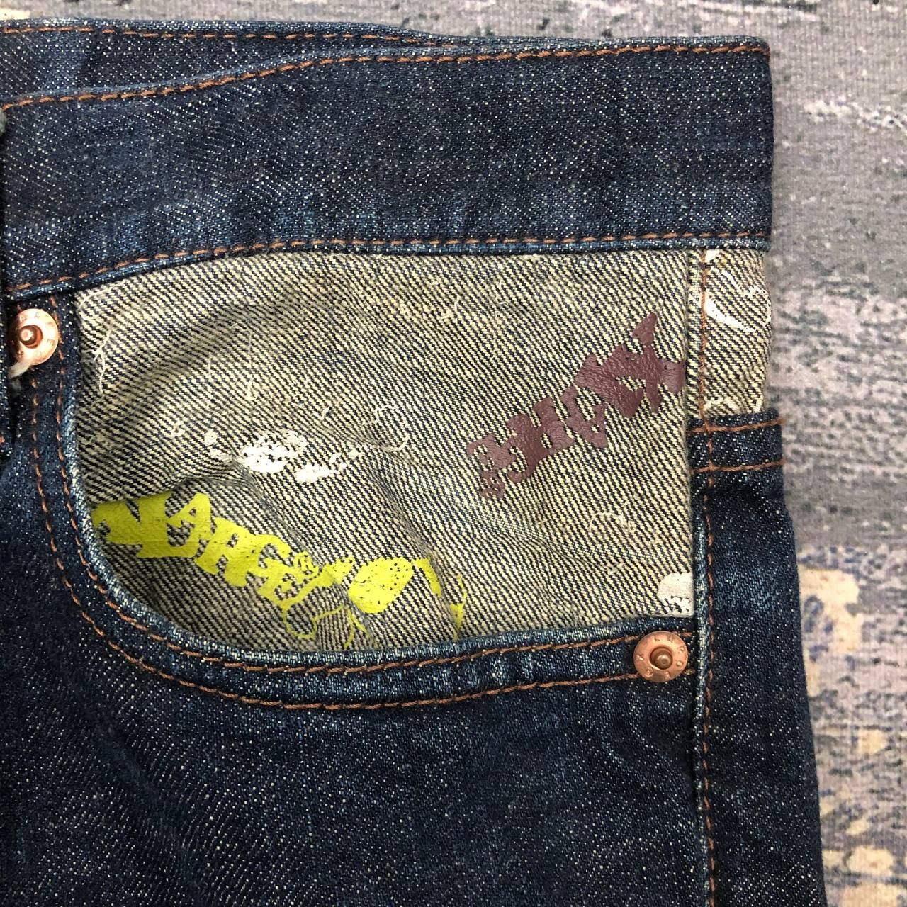 X-LARGE × Xlarge P95 X-LARGE CLOTHING SLIM FIT JEANS Size US 32 / EU 48 - 7 Thumbnail